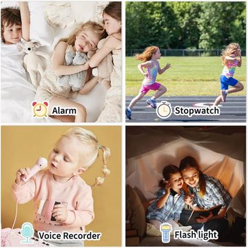 YEDASAH Smartwatch (1,4 Zoll), Kinder Schrittzähler 24 Spiele Musik Wecker Taschenlampe 3 bis 12 Jahr