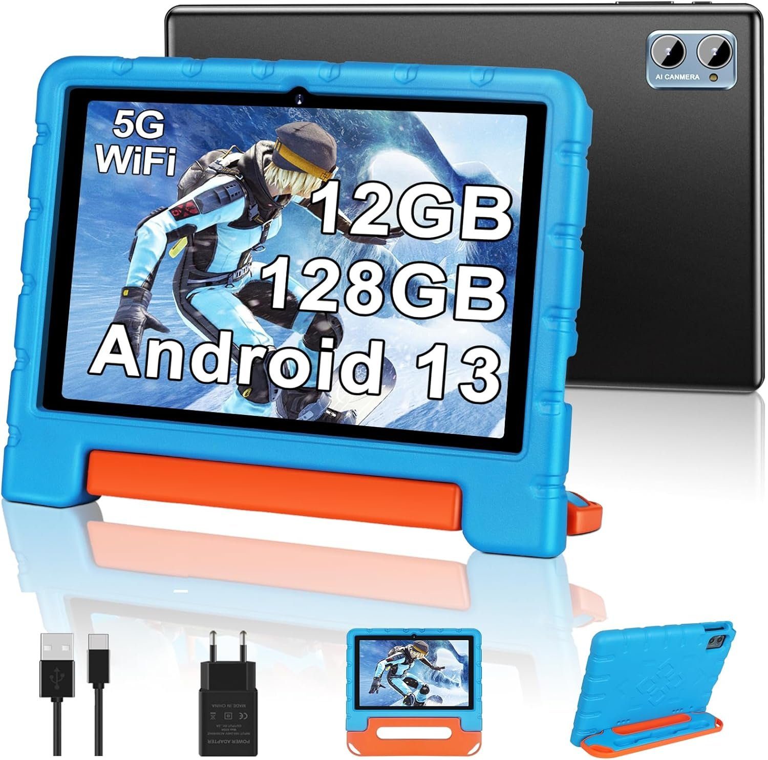  YESTEL Android 13 Tablet 11 Zoll mit 16GB RAM+256GB ROM  (1TB TF), FHD 2000x1200, 5G WLAN Octa-Core 2.0Ghz BT 5.0, 8600mAh, 4  Lautsprechers, 5MP+13MP+2MP,Widgets, Tablet mit Tastatur und Maus, Kaffee