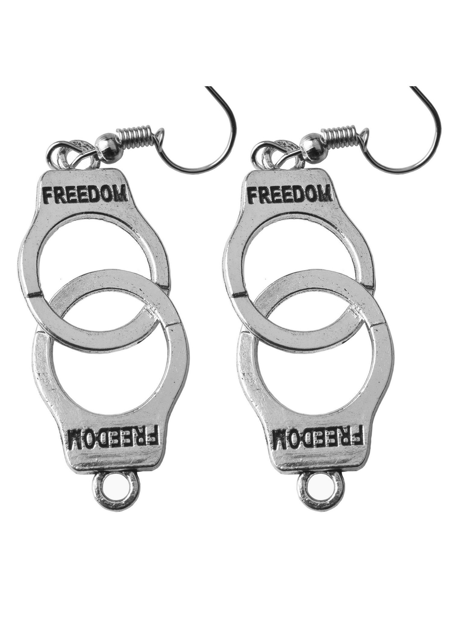 Metamorph Paar Серьги-крючки Handschellen Серьги, Lustige und ausgefallene Серьги mit Haken aus Edelstahl
