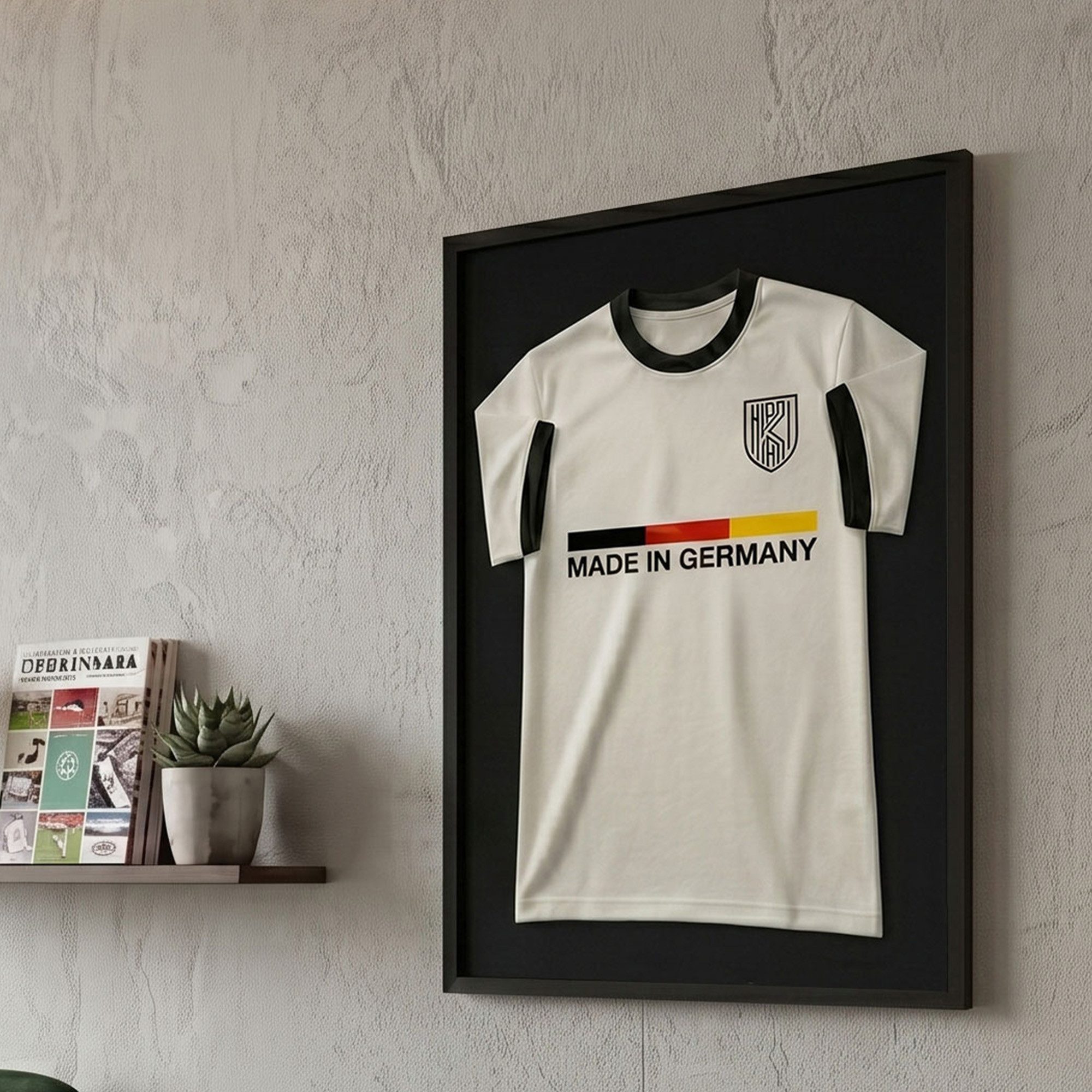K-Möbel Bilderrahmen Trikot Rahmen, Echtholz Rahmen, Made in Germany