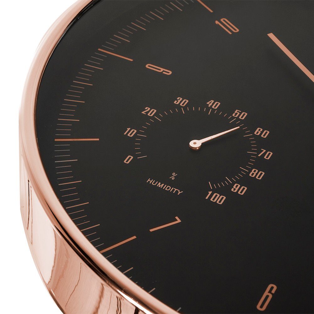 CentrumElektroniki Wanduhr CE70 G (Wanduhr mit Thermometer und Hygrometer) – Bild 3 von 4