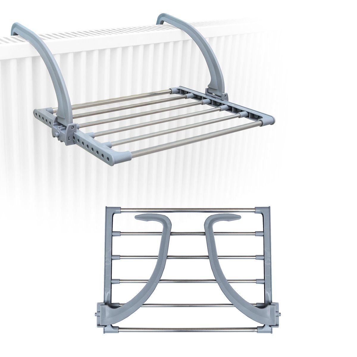 eyepower Heizkörper-Wäschetrockner 32 x 47 cm Klappbarer Wäscheständer für günstig online kaufen