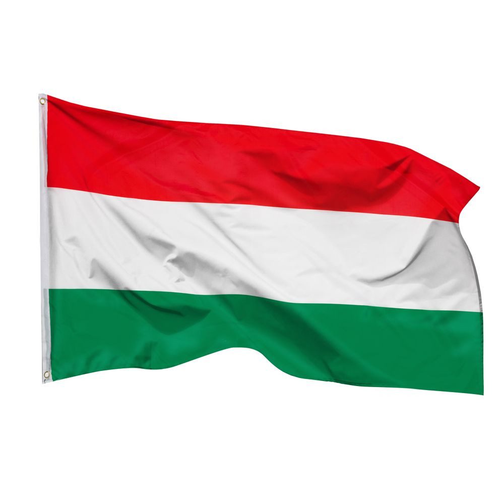 PHENO FLAGS Flagge Ungarn Flagge - Ungarnfahne 90 x 150 cm, Strapazierfähige Fahne für Fahnenmast, mit 2 Ösen