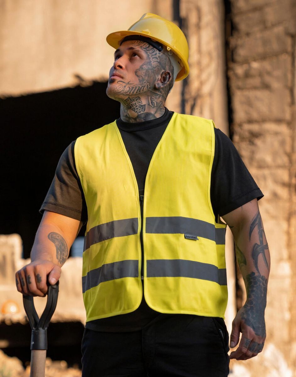 korntex Warnweste Safety Vest With Zipper günstig online kaufen