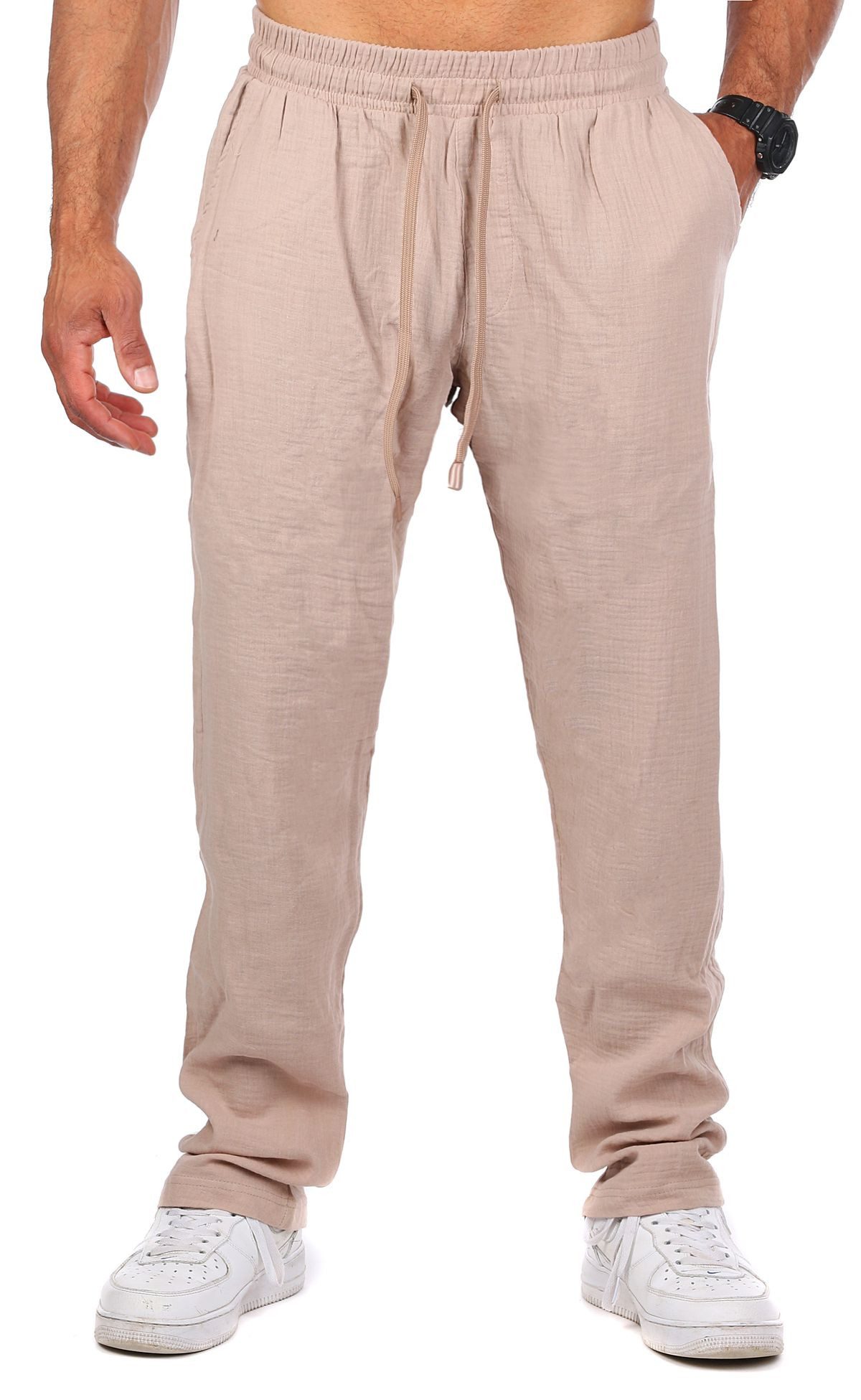 CARISMA Strandhose Herren Musselin Hose lang trendig angenehm luftig locker günstig online kaufen