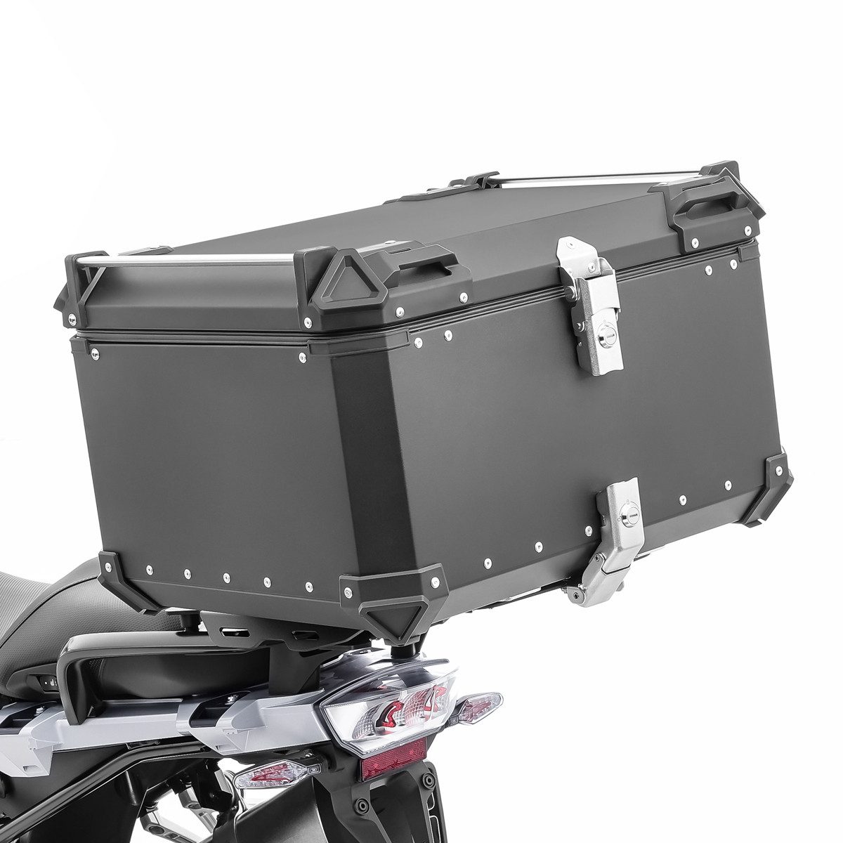 Topcase Motorrad Alu Top Case # XB85 Aluminium 85 Liter schwarz