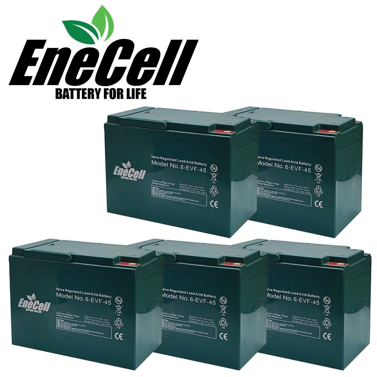 ENECELL Akku - 60V 45AH für e-Lizzy Stormborn econelo ecabino Akkupacks Akkupack 45000 mAh (60 V), Erweiterungsakkus, Ersatzakku