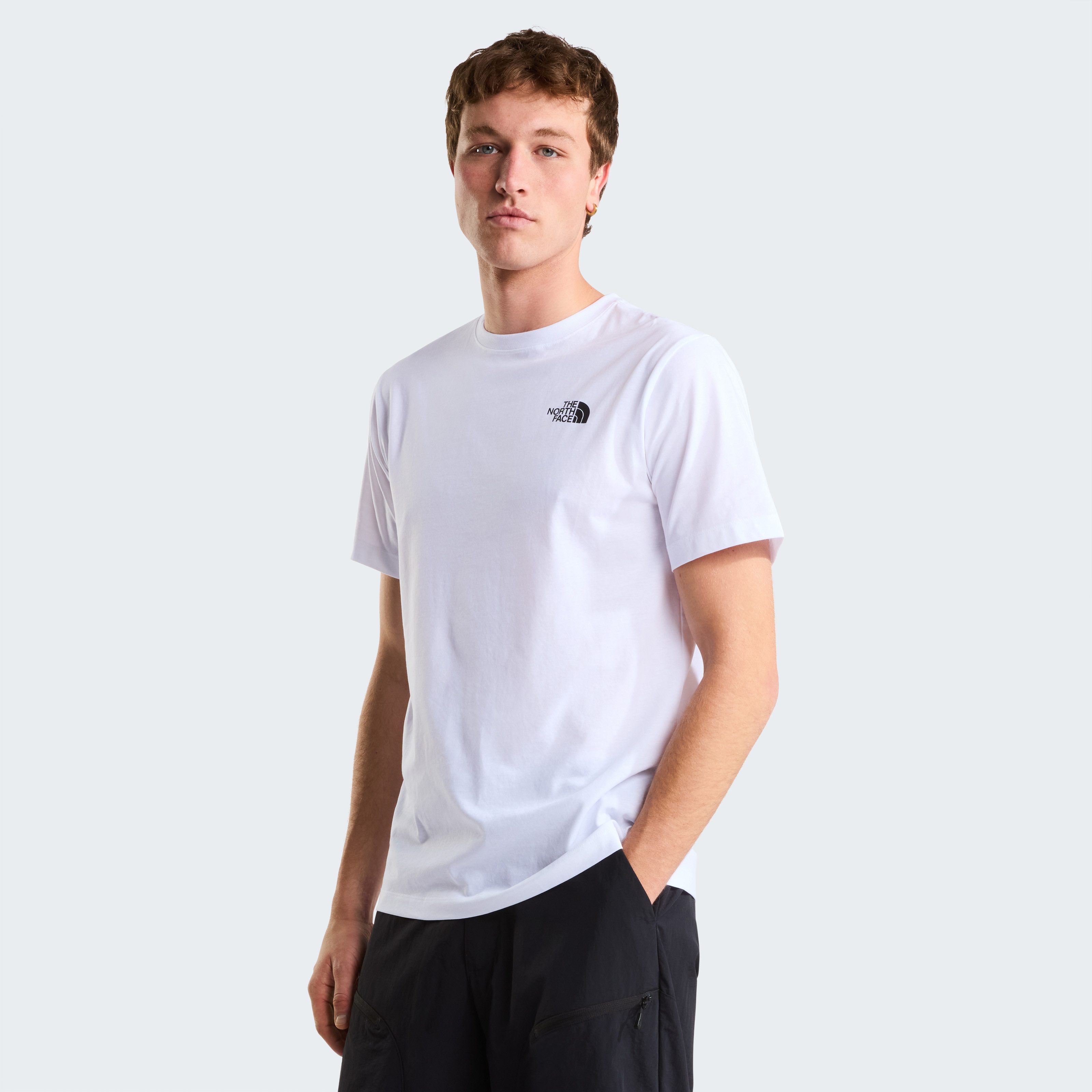 The North Face T-Shirt M MOUNTAIN SKETCH REGULAR SHORT SLEEVE TEE-GRAPHIC normale Passform, kurze Ärmel, sportlicher Stil