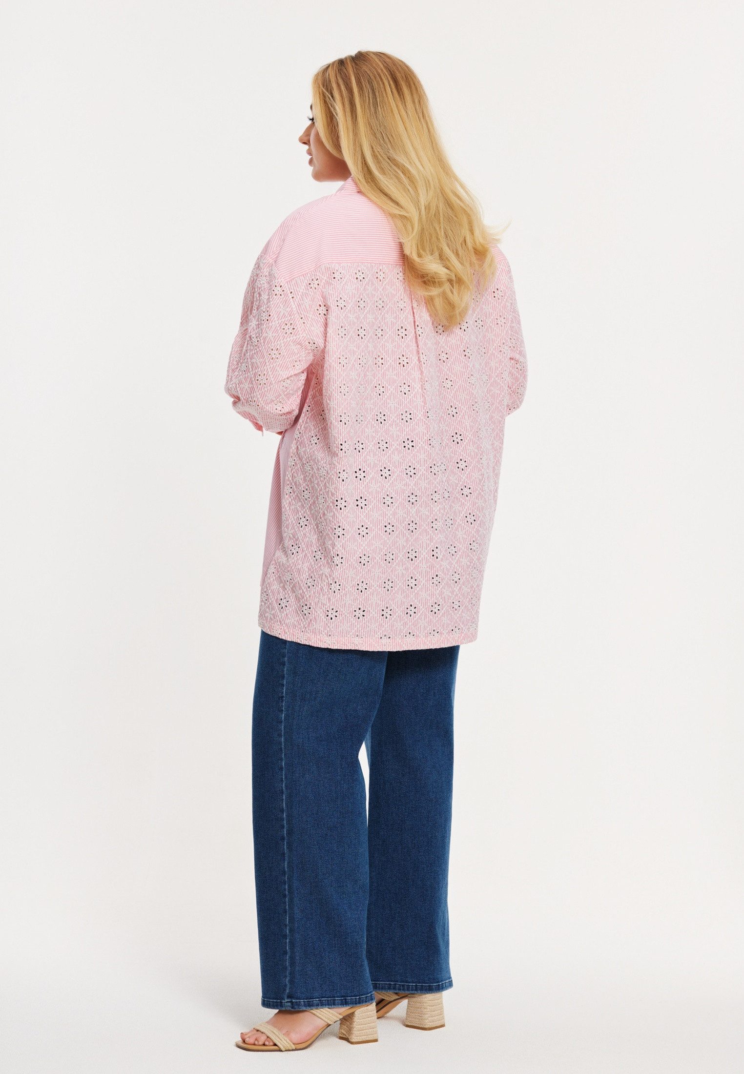YOEK Blusentop Damen Bluse mit Druck