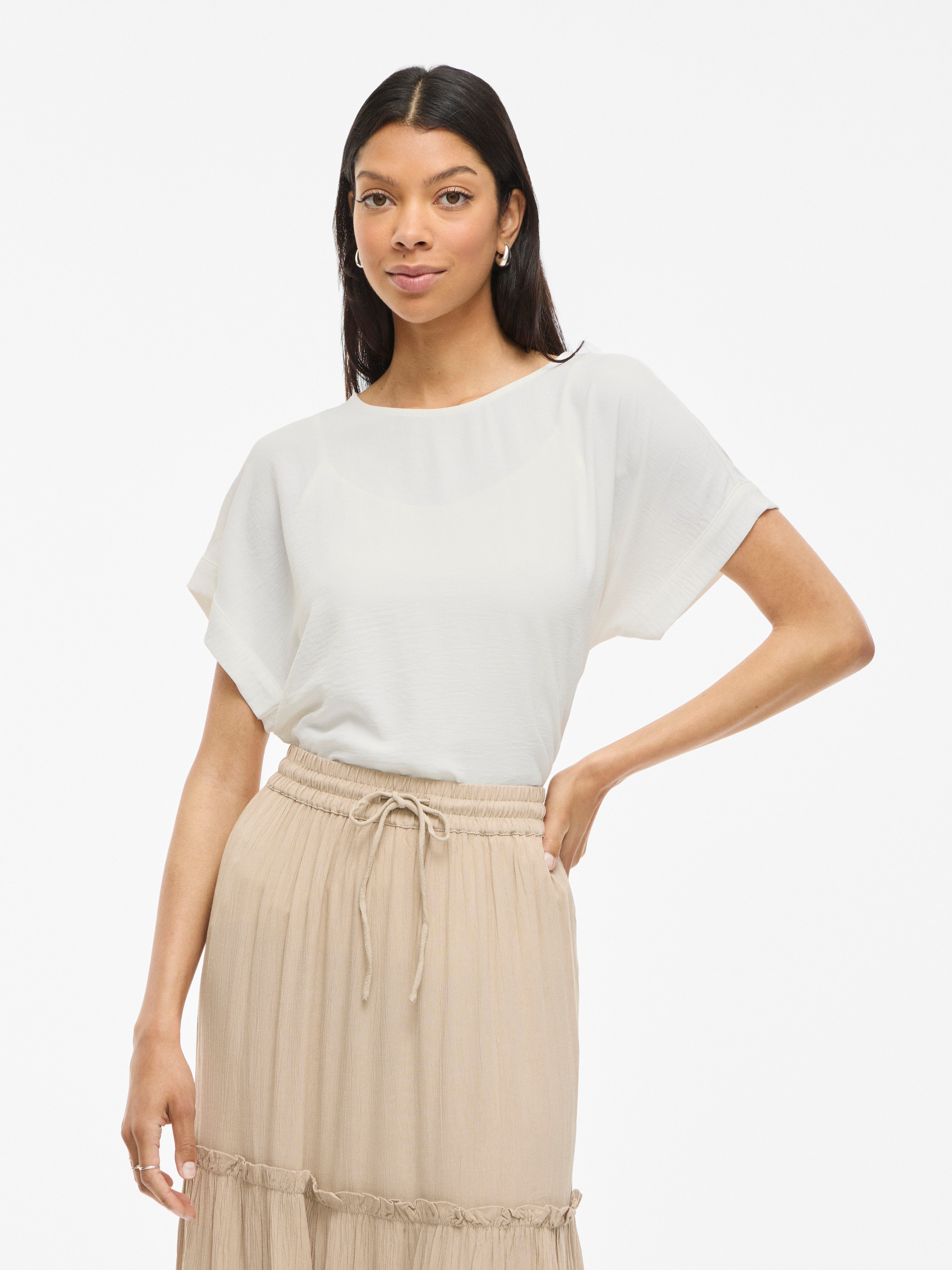 Vila Kurzarmshirt VIJOSA S/S TOP - NOOS