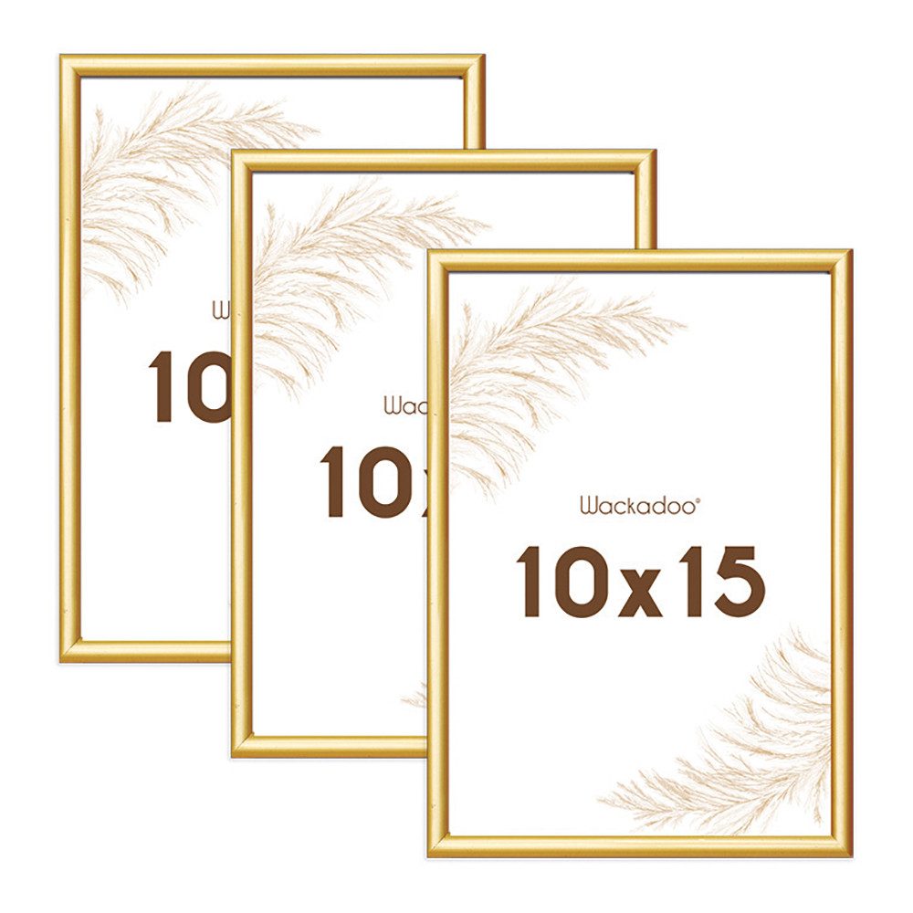 Wackadoo Living Bilderrahmen-Set Bilderrahmen mit Glasscheibe für Einzelbil günstig online kaufen