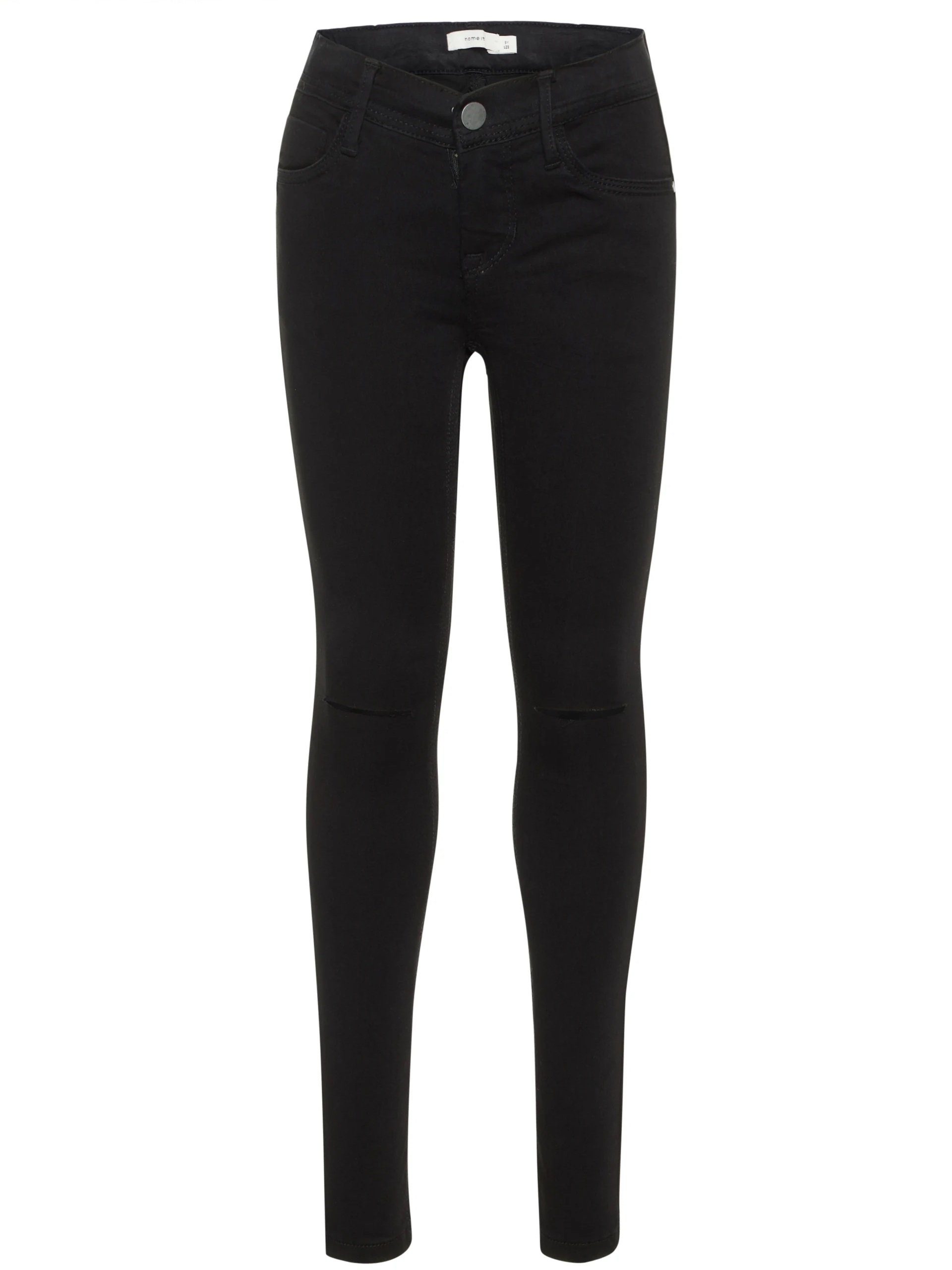 Mädchen Skinny-fit-Jeans It Name mit Name It Stretch-Jeans Knee-Cut-Details
