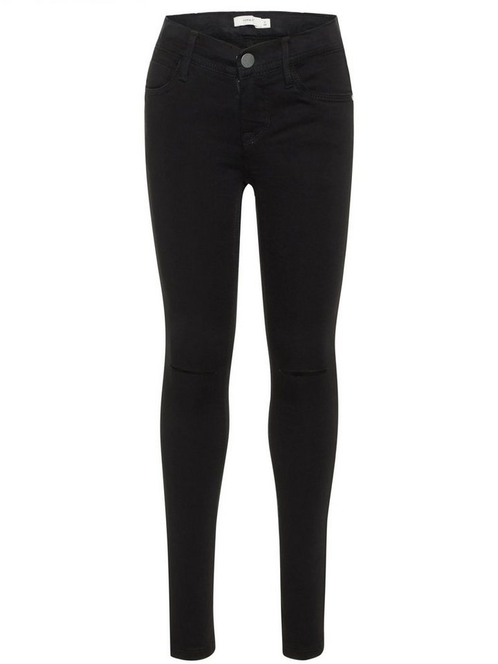 Name It Skinny-fit-Jeans Name It Mädchen Stretch-Jeans mit Knee-Cut-Details