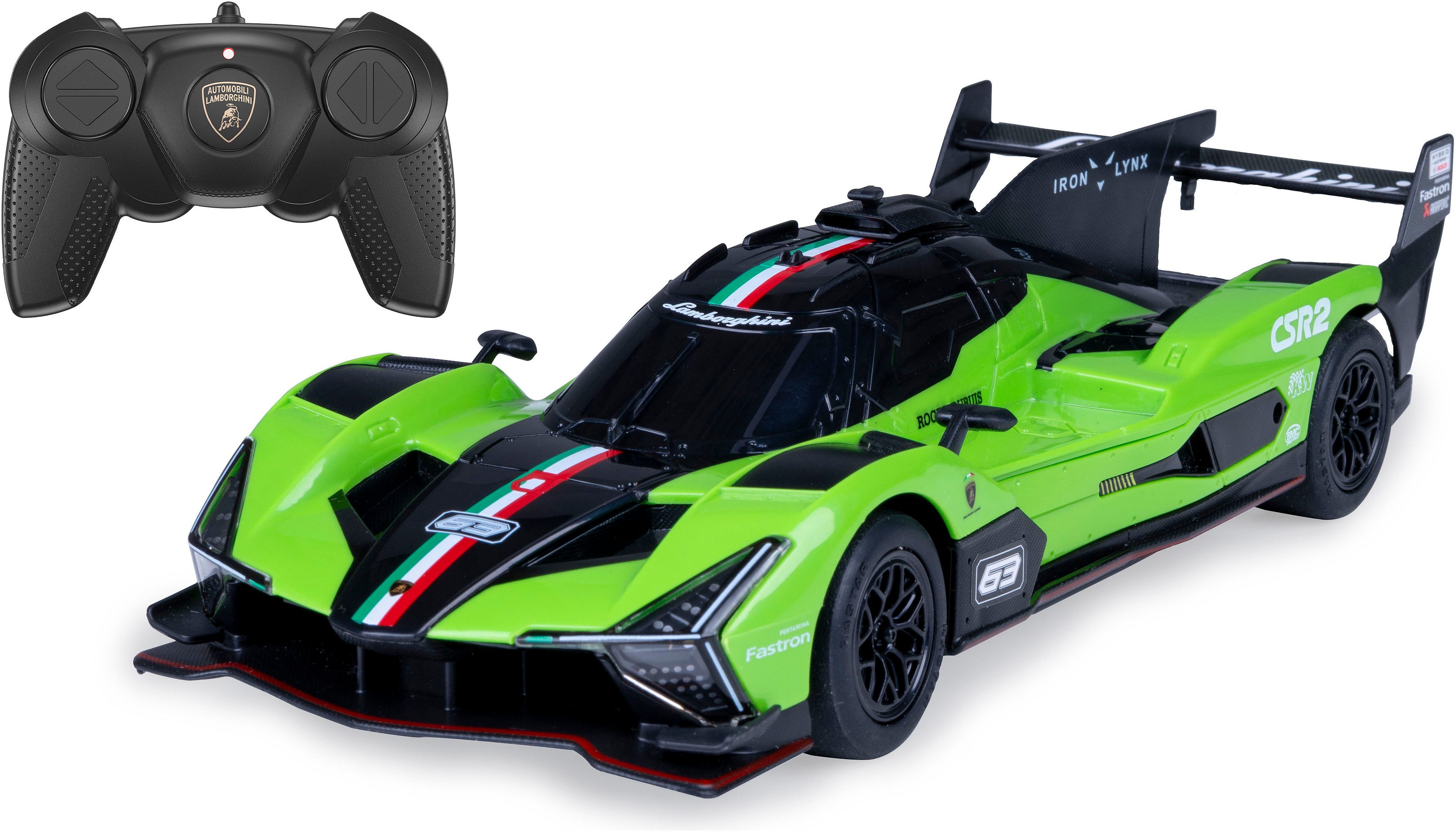Jamara RC-Auto Lamborghini SC63 LMDH 1:24 grün 2,4GHz