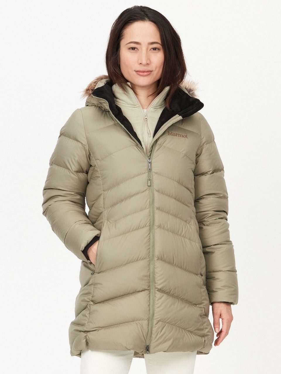Marmot Wintermantel Montreal Coat (Daunenfüllung, Fleece-Fütter, robust, wasserabweisend)