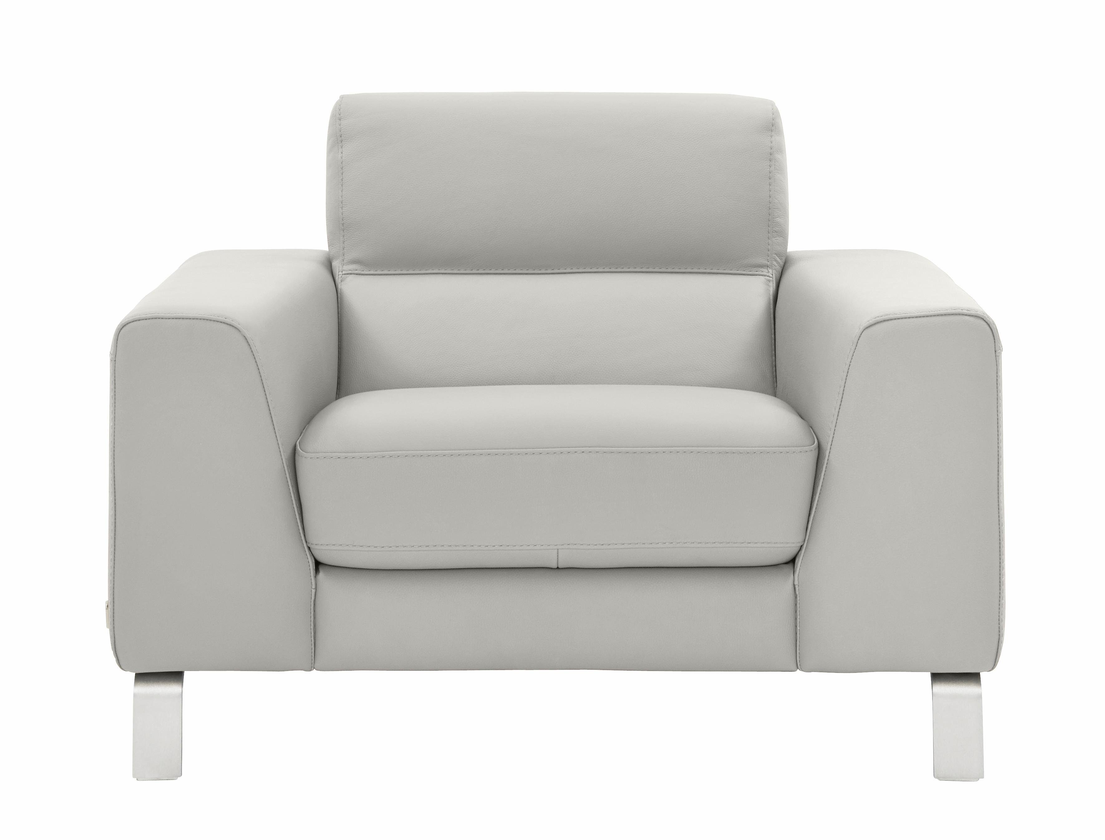 CALIA ITALIA Sessel Simon Loungesessel, Designsessel, sehr bequem, in zwei Lederqualitäten