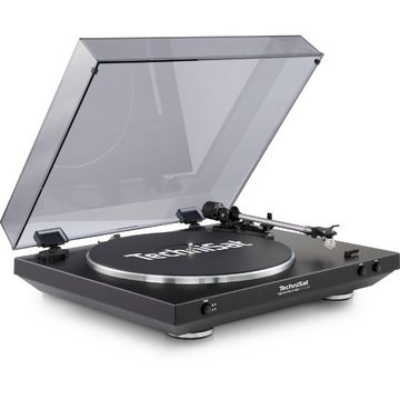 TechniSat TECHNIPLAYER LP 200 Vintage Edition Plattenspieler inkl 2 LP Plattenspieler (Riemenantrieb)