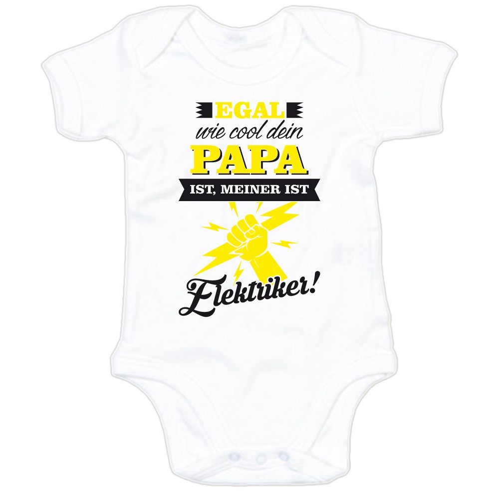Kurzarmbody Egal wie cool dein Papa ist, meiner ist Elektriker!