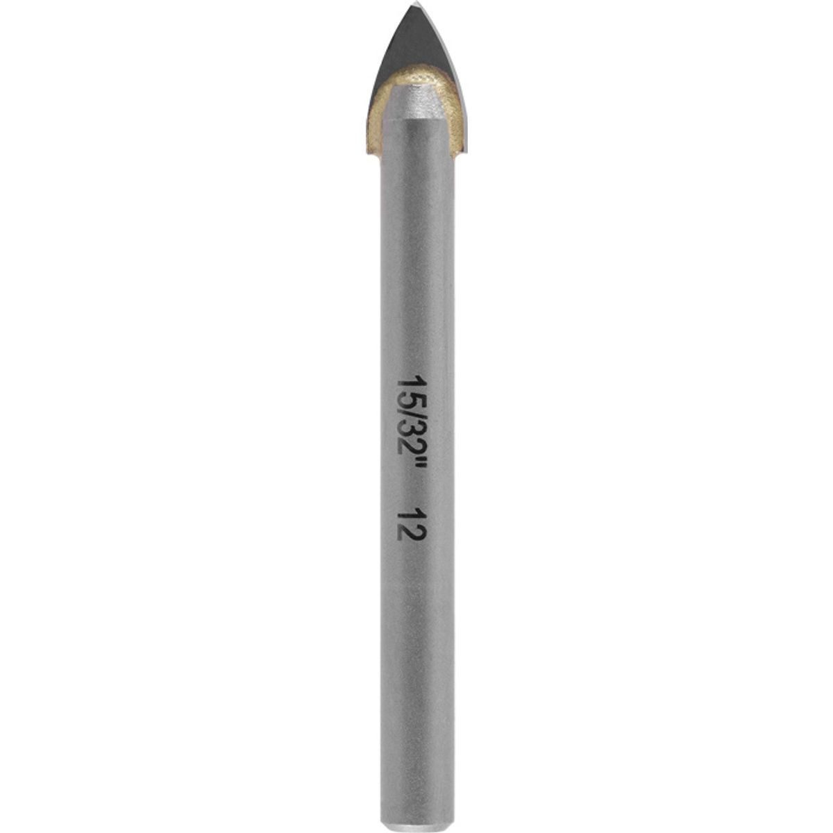 kwb Bohrer- und Bit-Set kwb Hartmetall-Glasbohrer, Ø 12 mm (Hartmetallplatte, Zentrierspitze, Hartmetall-Glasbohrer, Ø 12 mm (Hartmetallplatte, Zentrierspitze)
