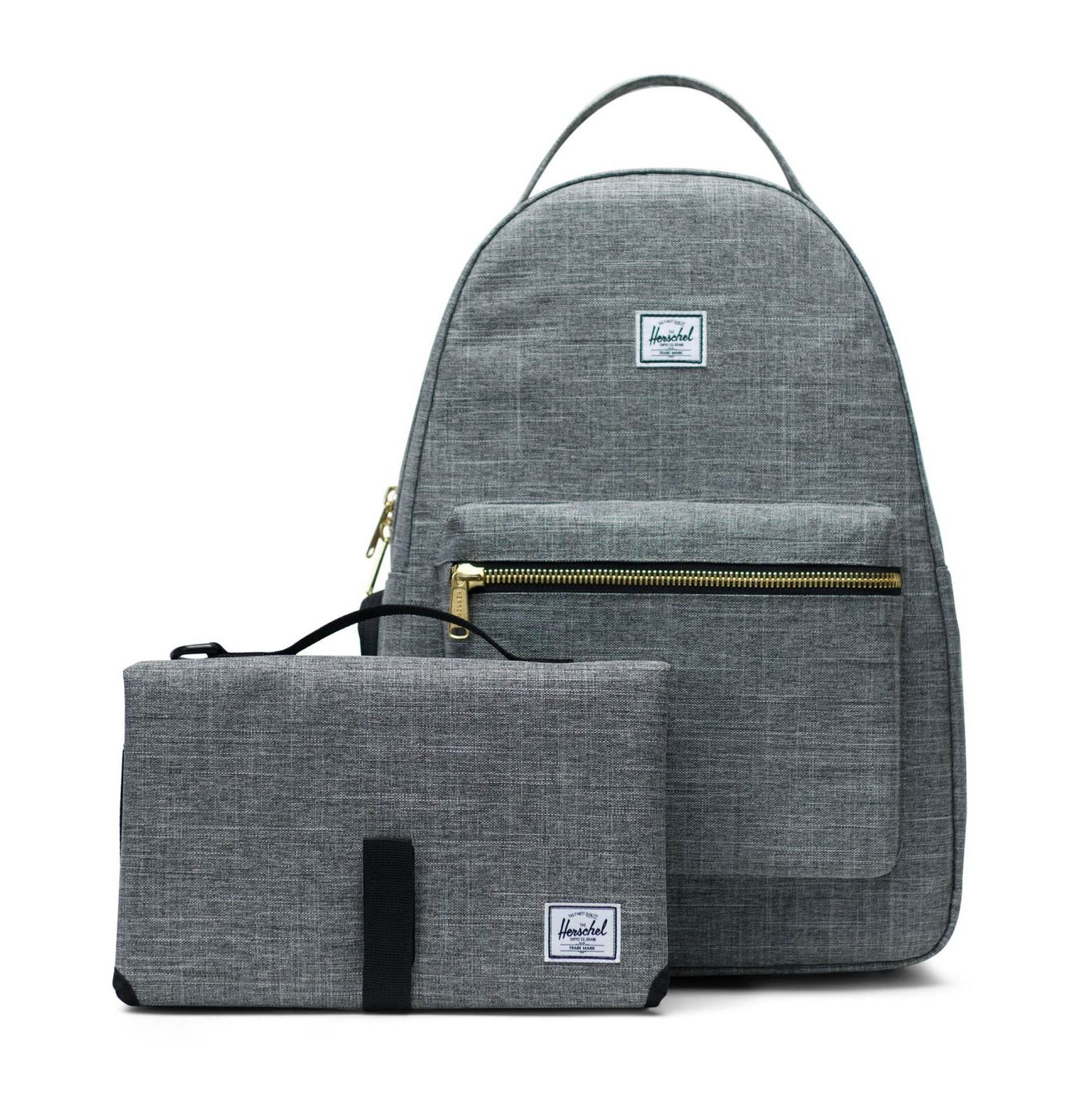 Herschel Rucksack Nova (Set) Raven Crosshatch