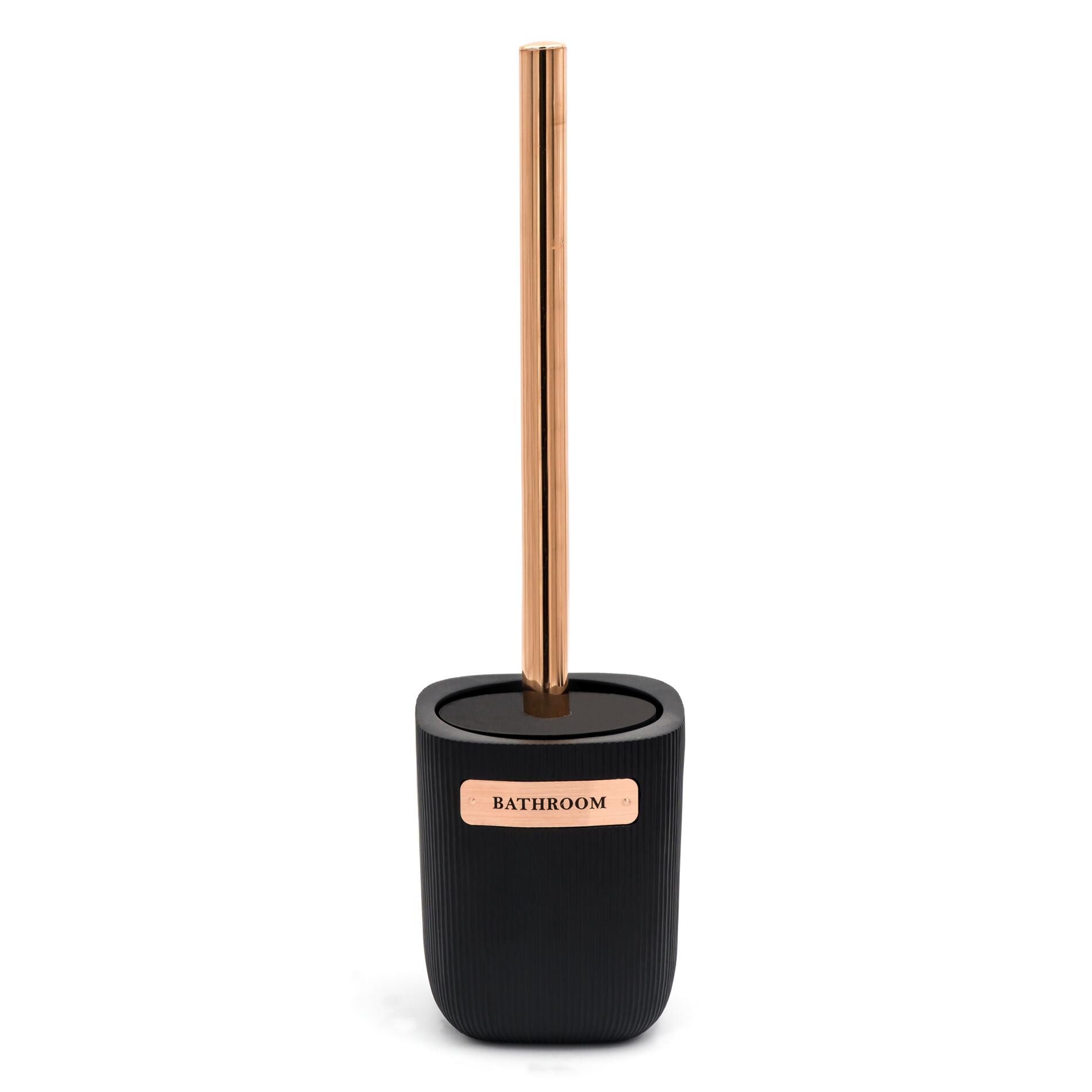 Badaccessoire-Set WC-Bürste Kelsey schwarz