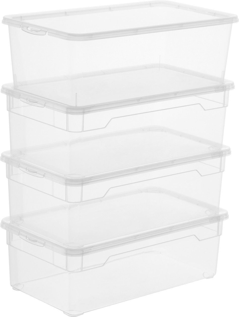 Aufbewahrungsbox Rotho Aufbewahrungsbox CLEAR mit Deckel 5 L