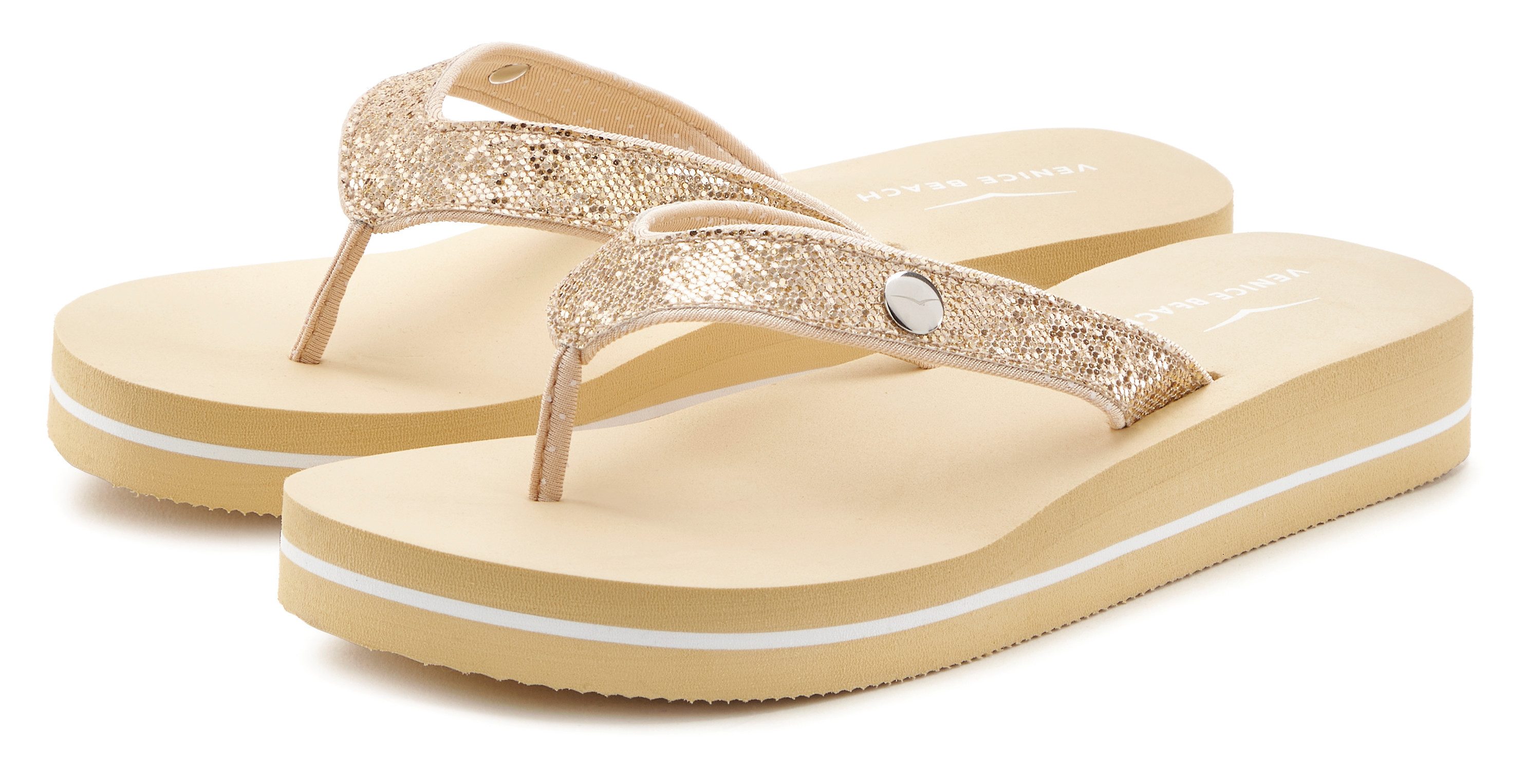 Venice Beach Badezehentrenner Sandale, Pantolette, Badeschuh günstig online kaufen