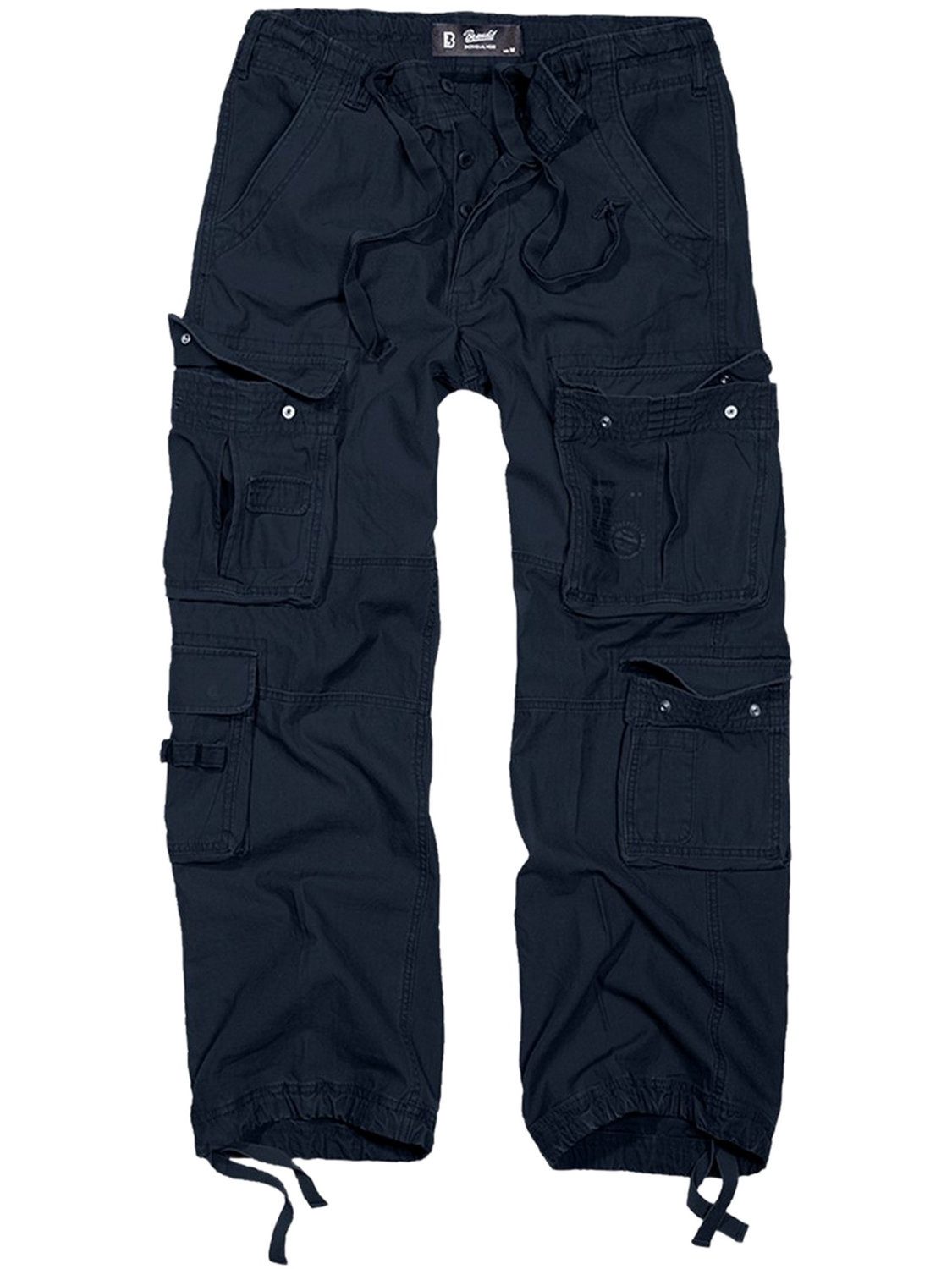 Brandit Cargohose Pure Vintage Trouser Klassisches Design mit vielen Taschen