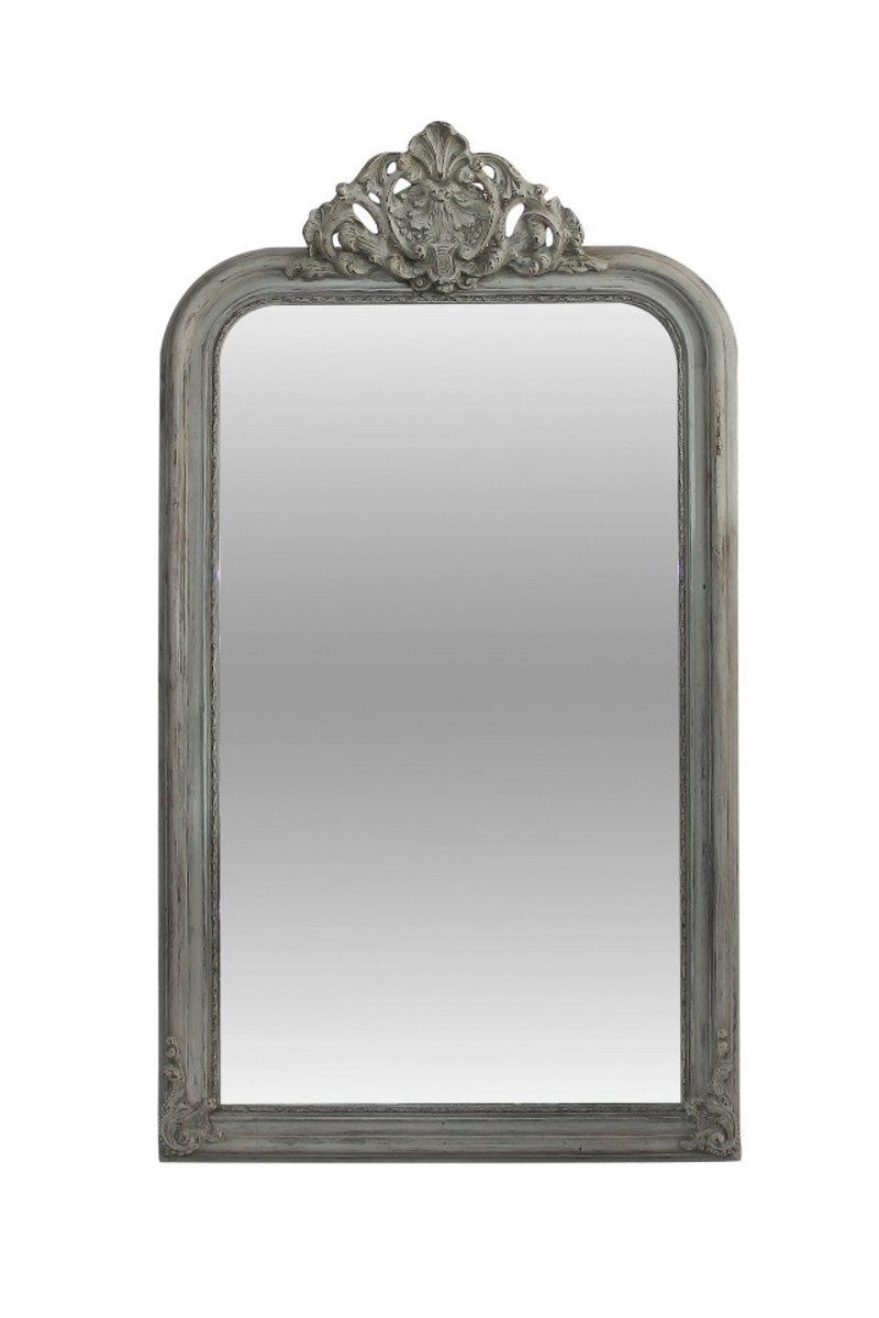 Casa Padrino Spiegel Antikstil Spiegel H. 90 cm 160 Grau x