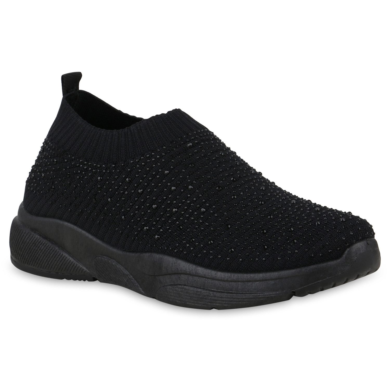 VAN HILL 841664 Laufschuh Damen Slip Ons Sportschuhe Sportliche Strass Prof günstig online kaufen