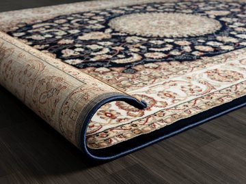 Teppich Dubai 56253, merinos, rechteckig, Höhe: 10 mm, pflegeleicht, Kurzflor, orientalisch, elegant, Polyester, glänzend
