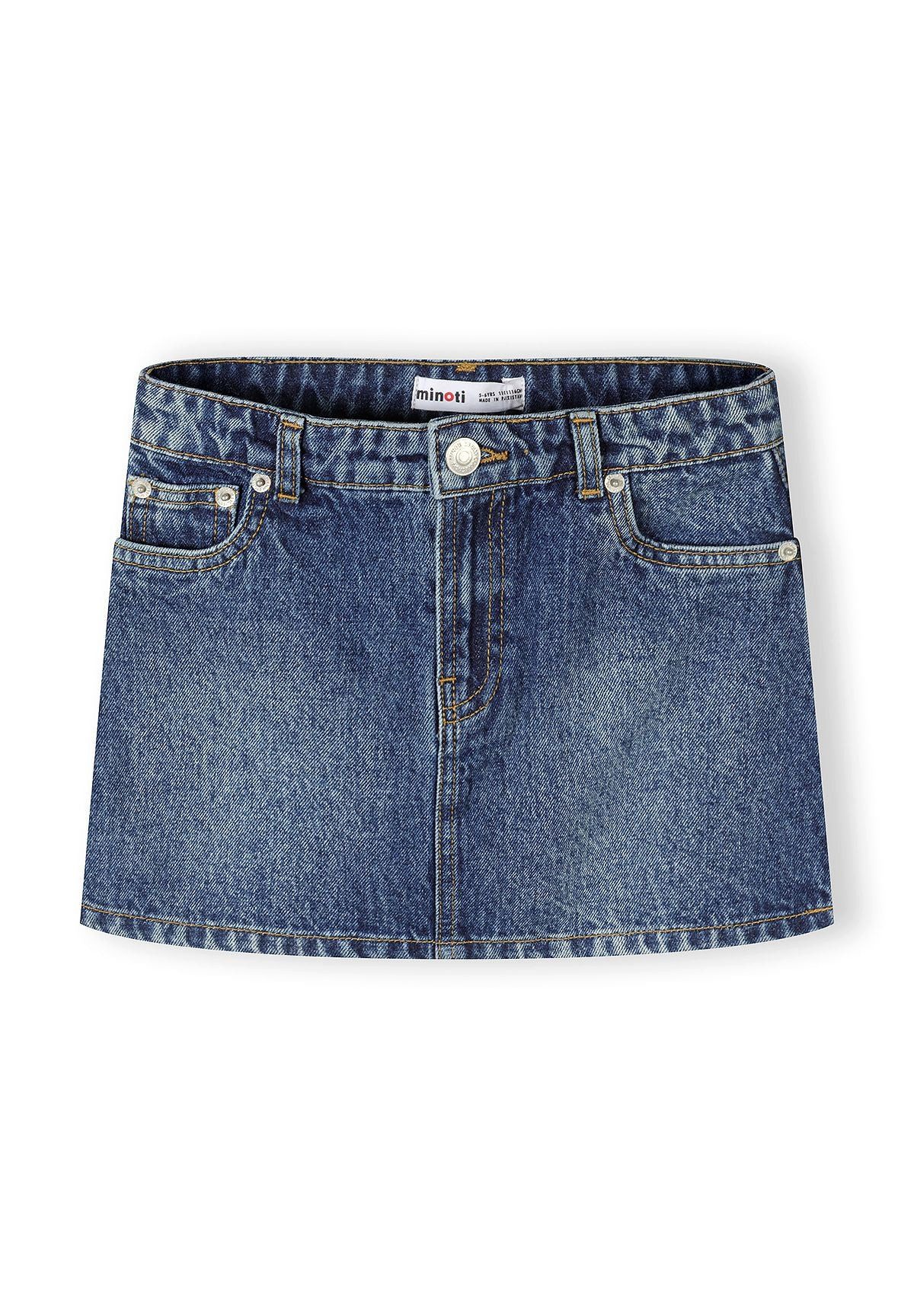 MINOTI Jeansrock für Mädchen, kurz Fünf-Taschen-Stil