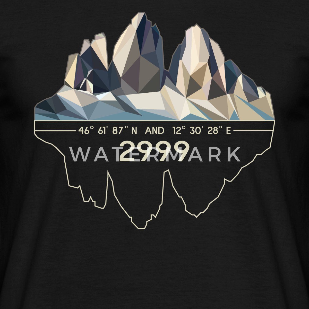 Spreadshirt T-Shirt Dolomiten Drei Zinnen Südtirol Bergsteigen Geschenk Män günstig online kaufen
