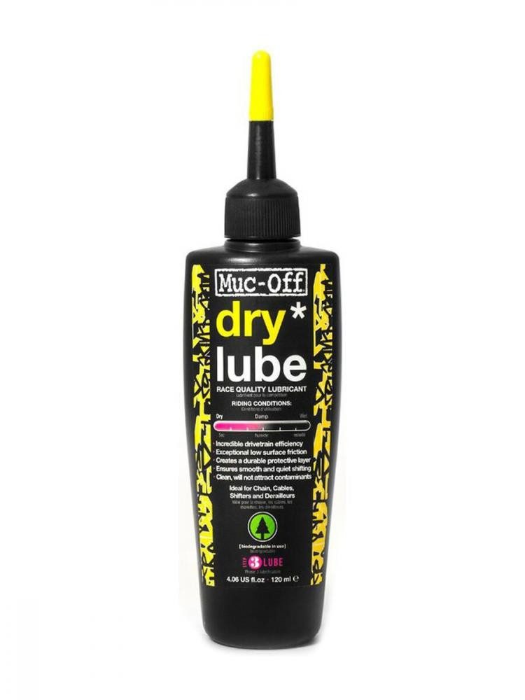 Muc-Off Fahrradöl Muc-Off Dry Lube 120ml, wachsbasierendes Kettenöl für trockene Bedingu