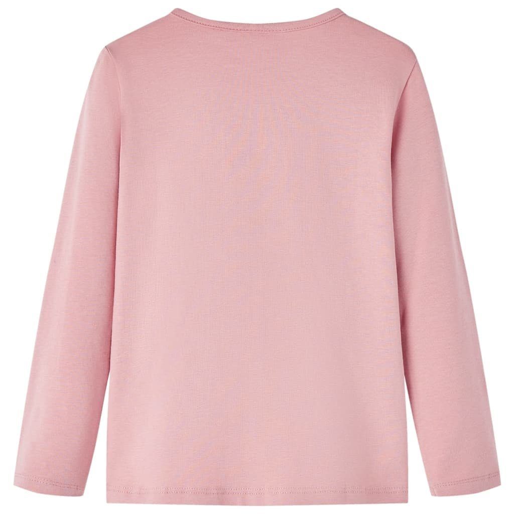 vidaXL Langarmshirt Kinder-Langarmshirt Hellrosa 104