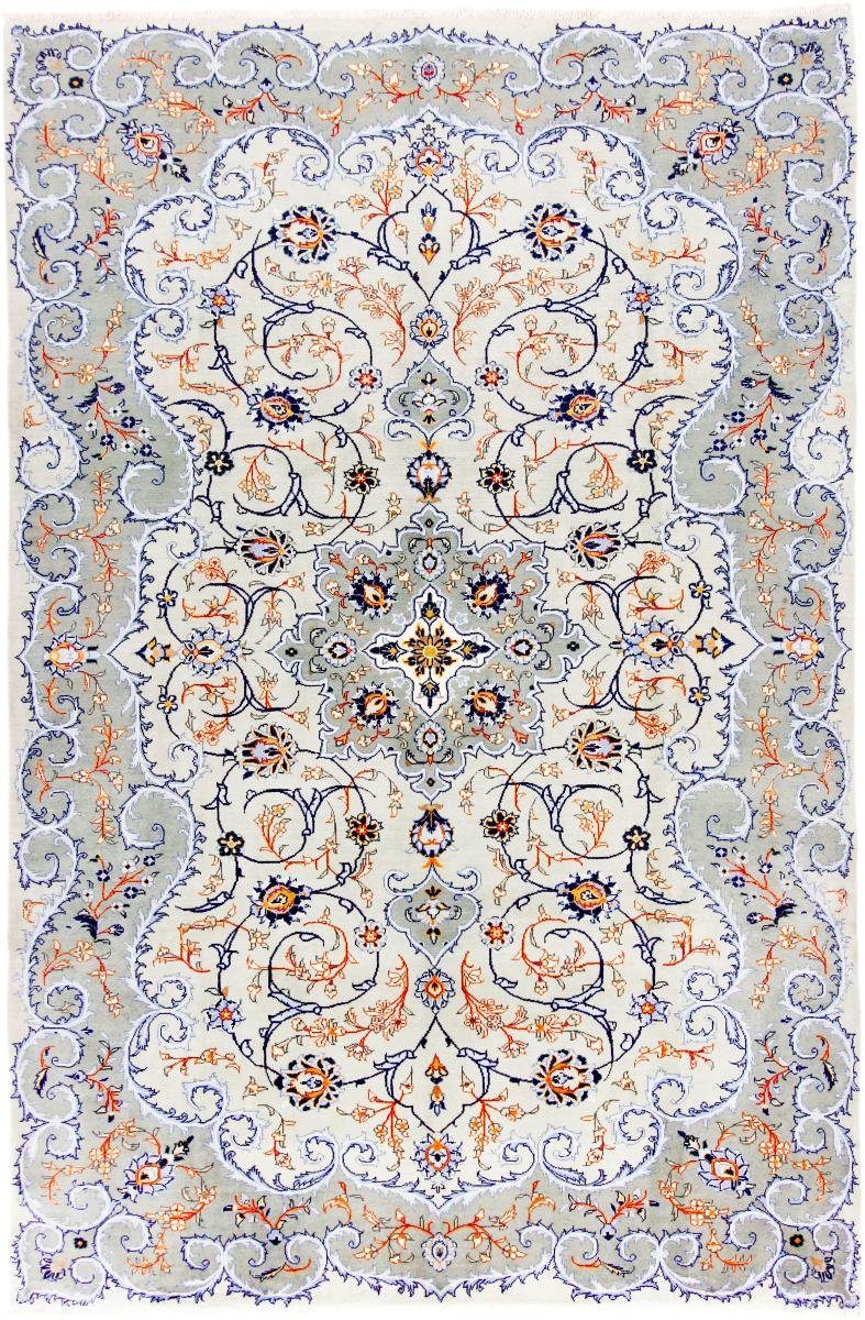 Orientteppich Keshan 196x297 Handgeknüpfter Orientteppich / Perserteppich, Nain Trading, rechteckig, Höhe: 12 mm