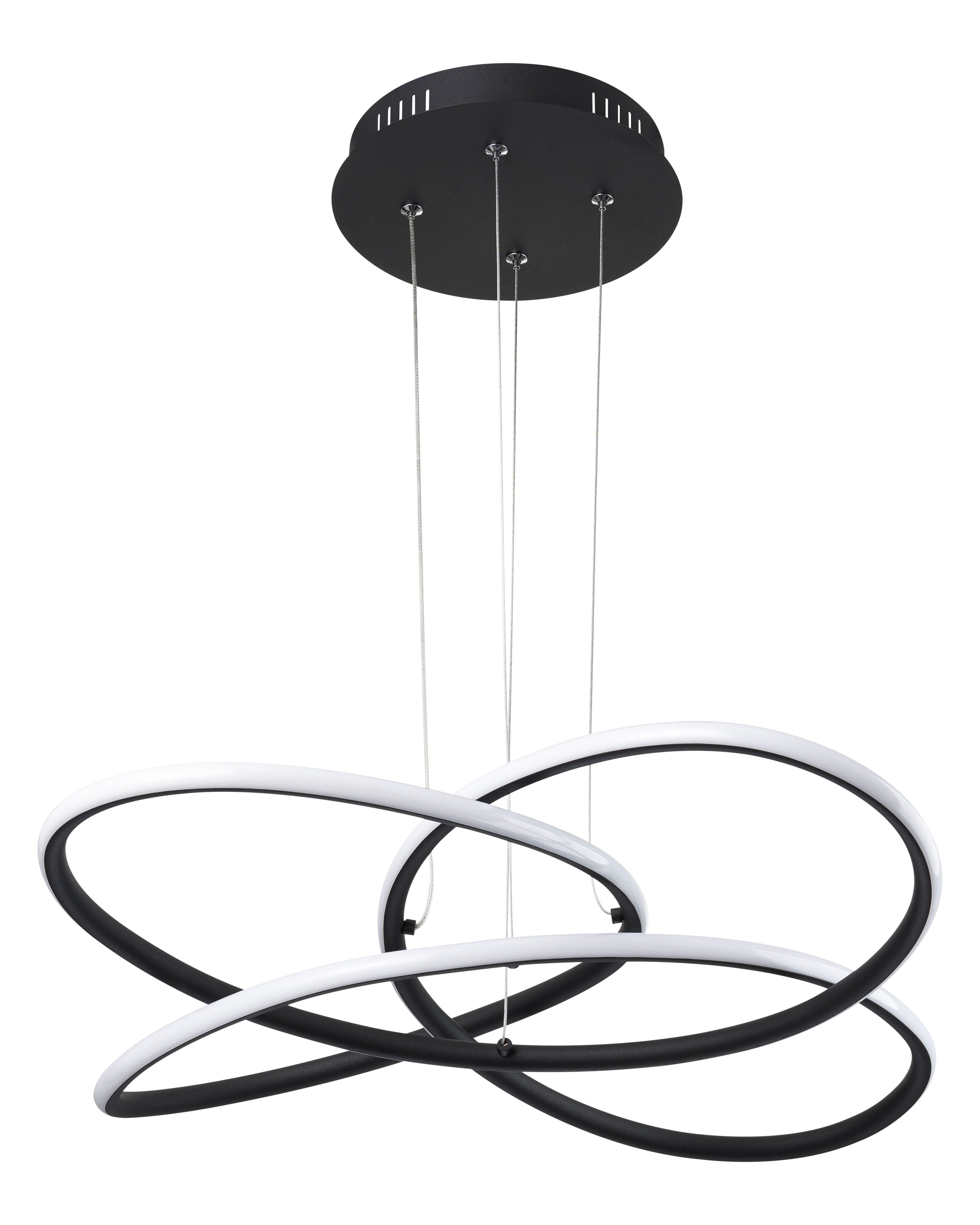 GLOBO LIGHTING LED Pendelleuchte PANDA, LED fest integriert, Warmweiß, Hängelampe/Hängeleuchte/Wohnzimmer/Esstisch/elegant