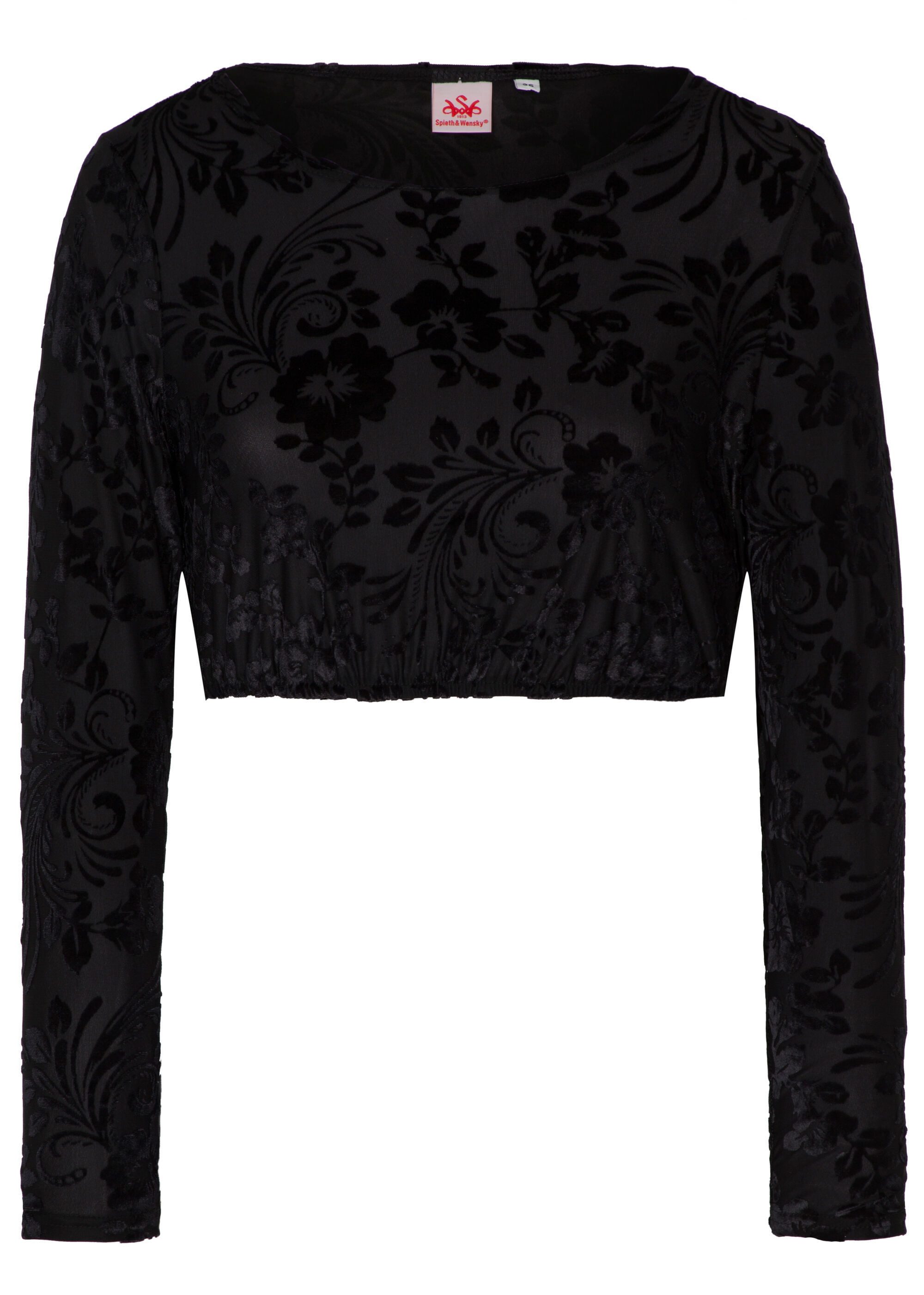 Spieth & Wensky Dirndlbluse Elfenblume (1-tlg) mit floralem Muster