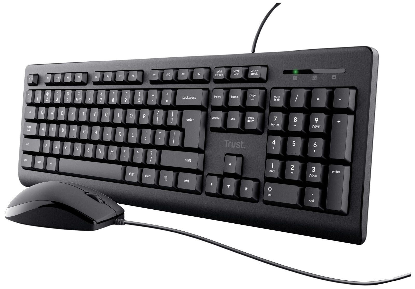 Trust TKM-250 Tastatur- und Maus-Set