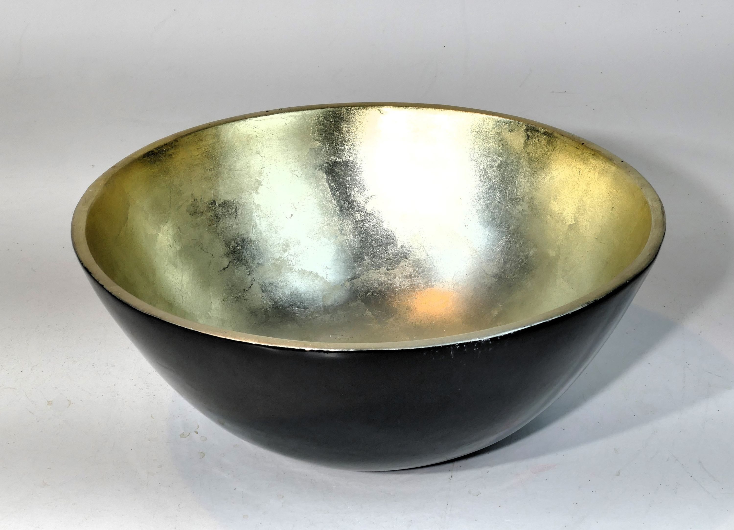 Dekoschale Bambus Schale,schwarz gold, Design Schale Dekoschale Geschenk