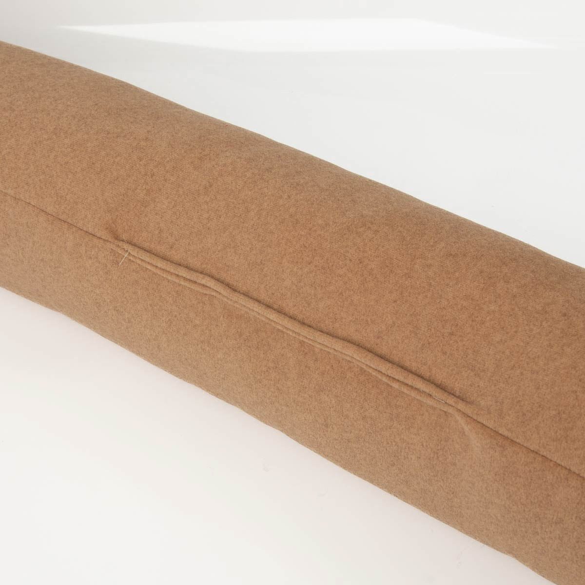 SCHÖNER LEBEN. Zugluftstopper Thermo-Zugluftstopper kuschelweich camel für Fenster & Türen, handmade