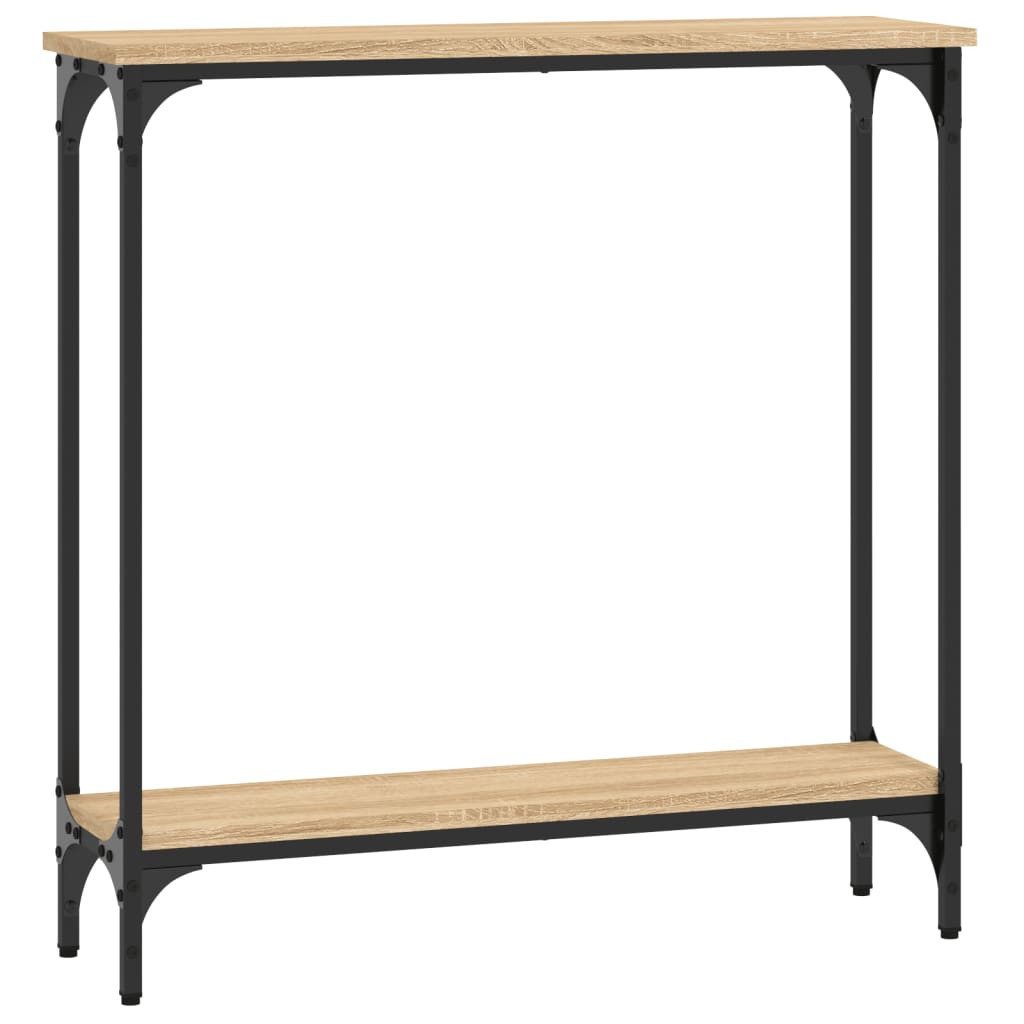 vidaXL Beistelltisch Konsolentisch Sonoma-Eiche 75x22,5x75 cm günstig online kaufen