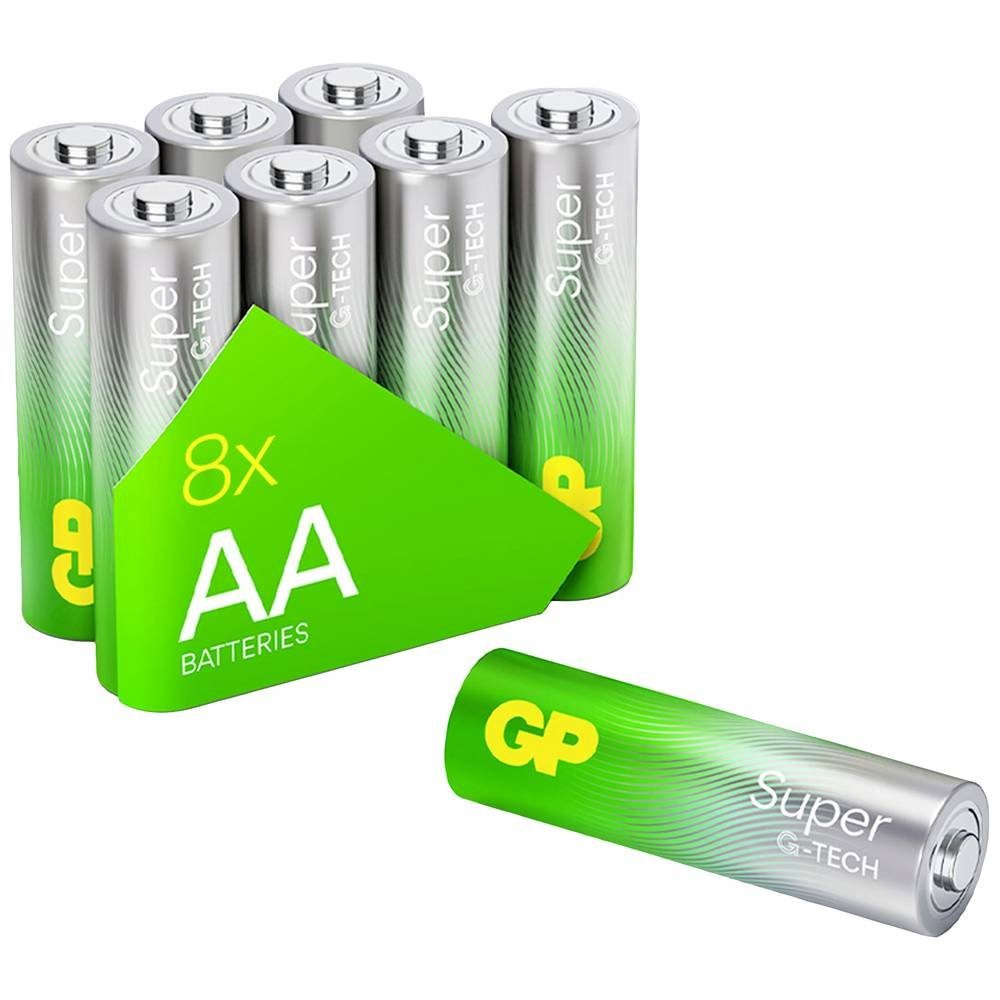 Mignon, Super Batterien Alkaline Batteries LR06, Akku AA GP GP