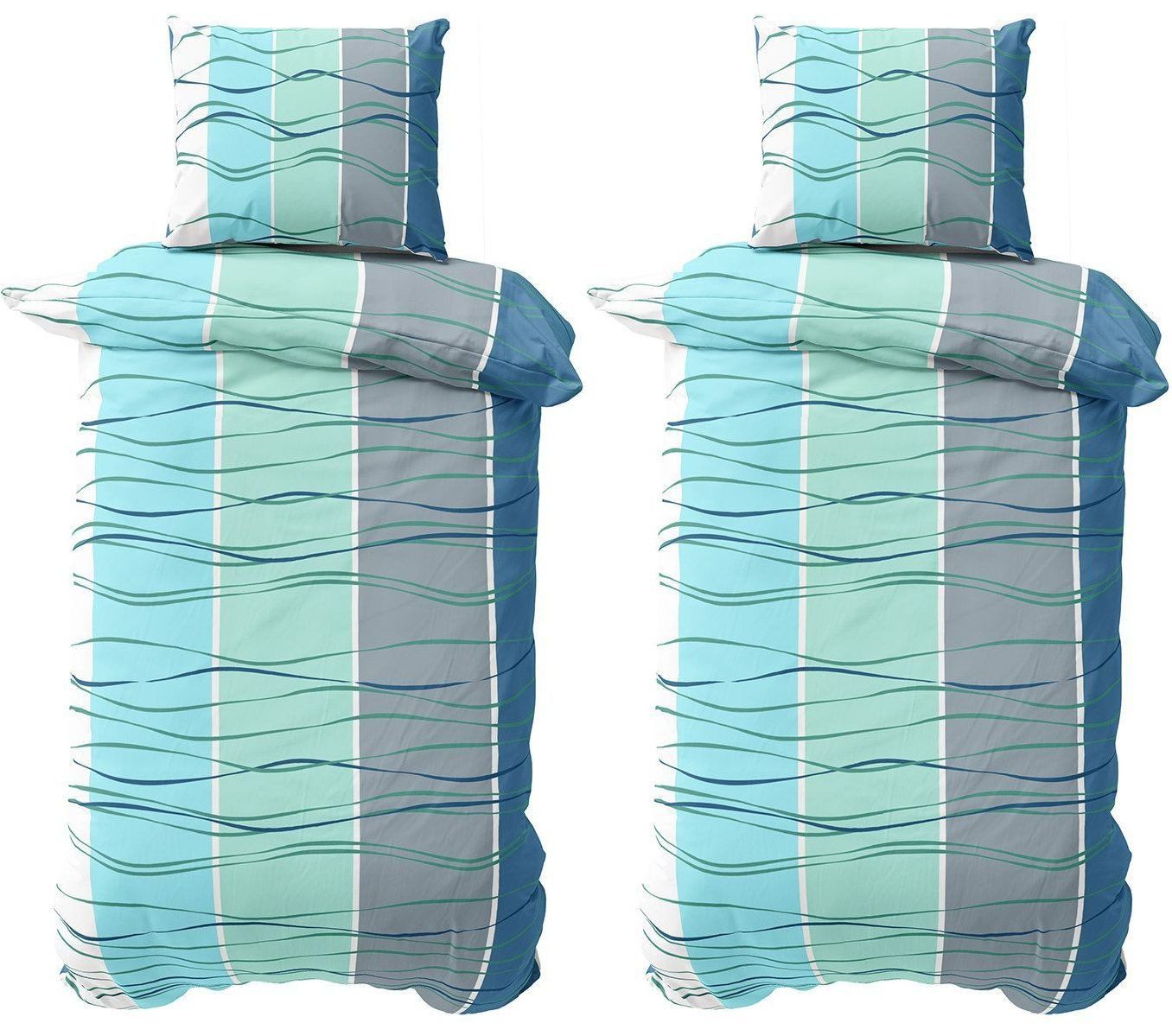 Leonado Vicenti Bettwäsche pflegeleichter weicher Stoff, Microfaser, 4 teil günstig online kaufen