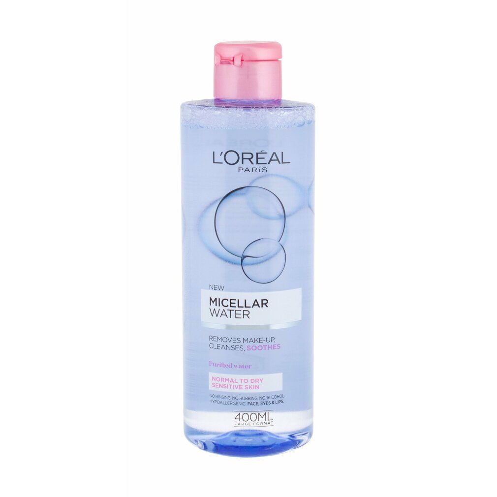 L'ORÉAL PARIS Make-up-Entferner Micellaire Water 400ml Removes Make Up Cleanses