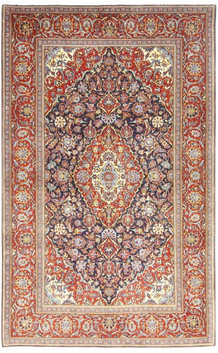 Orientteppich Keshan 137x218 Handgeknüpfter Orientteppich / Perserteppich, Nain Trading, rechteckig, Höhe: 12 mm