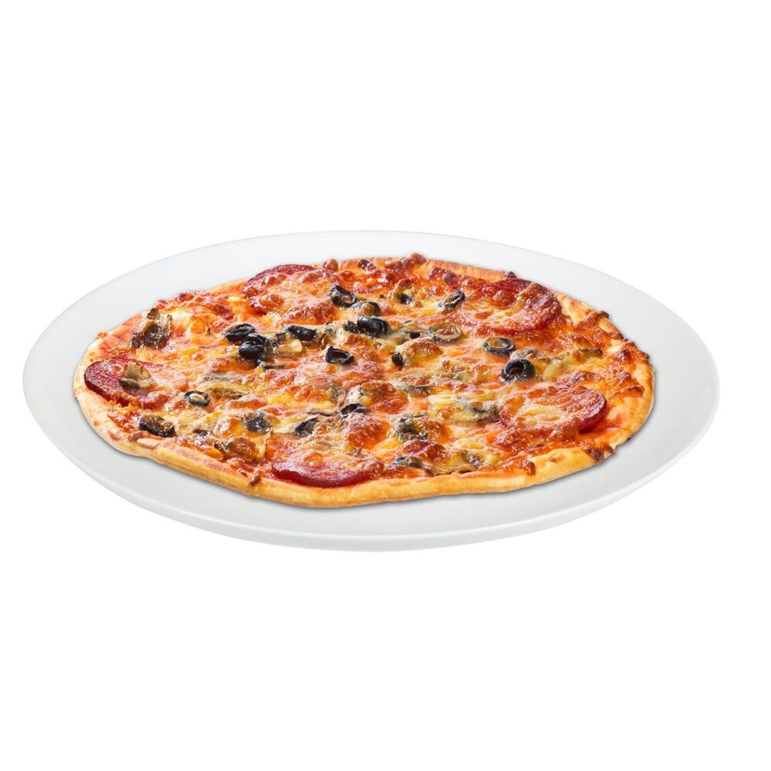 12x ø Speisen Teller Pizzateller BURI 32cm Tisch Luminarc Weiß Geschirr Küche Rund