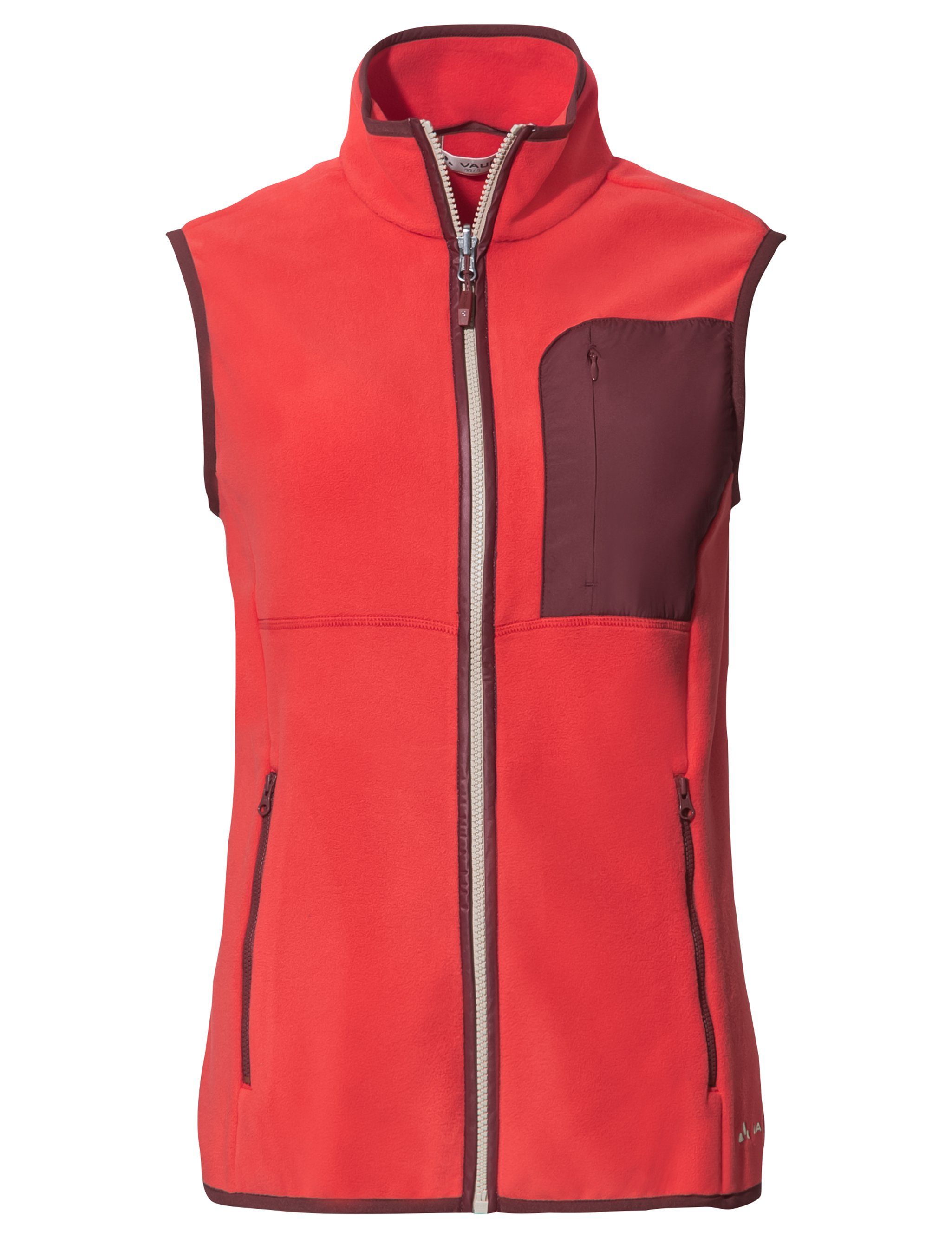 VAUDE Funktionsweste Women's Rosemoor Fleece Vest (1-tlg) flame
