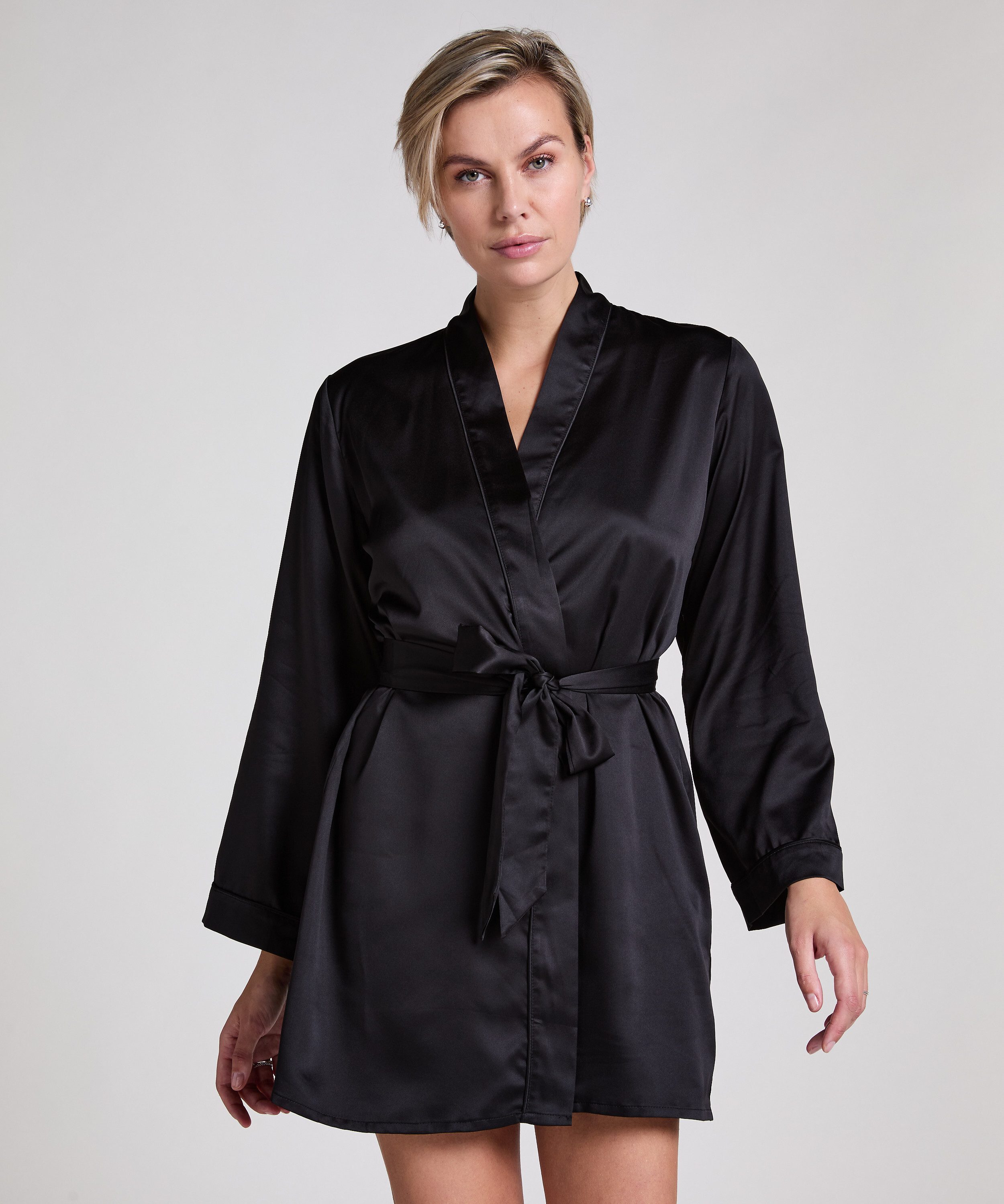 Hunkemöller Bademantel Kimono Satin günstig online kaufen