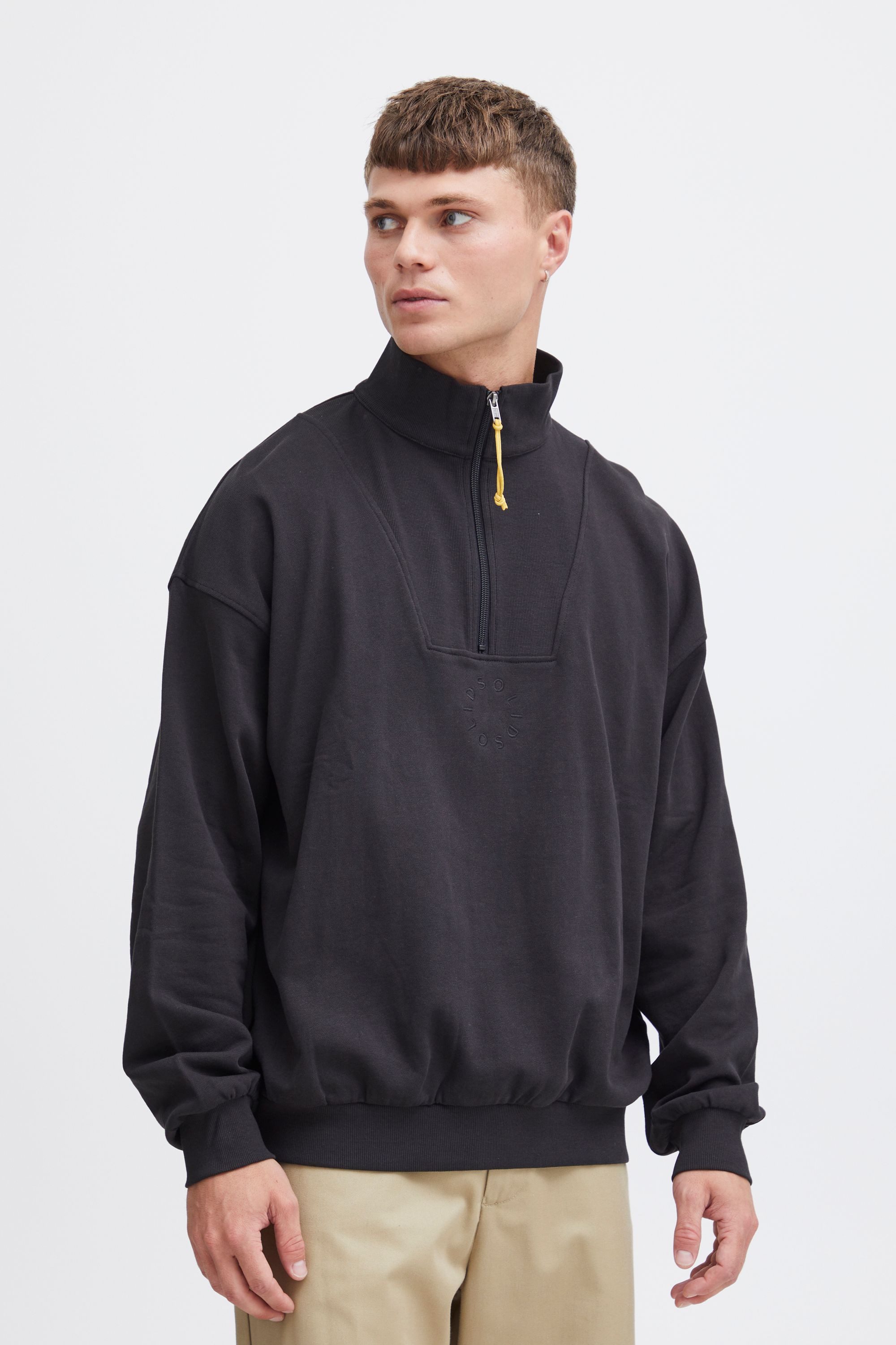 !Solid Sweatshirt SDIlham Cooler Troyer mit Logo günstig online kaufen